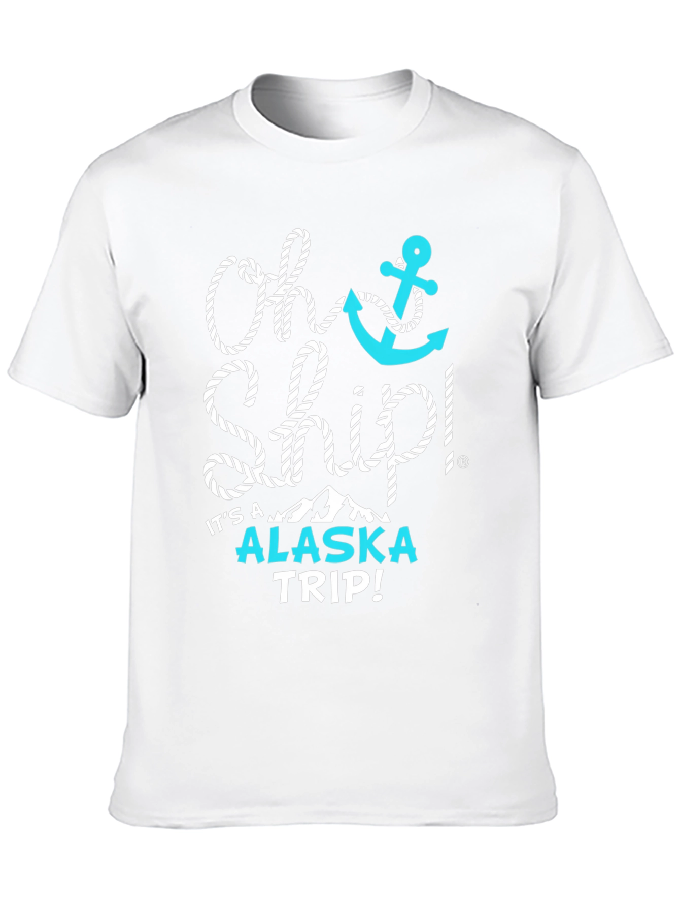 Oh Ship! Alaska Trip Black Graphic Tee