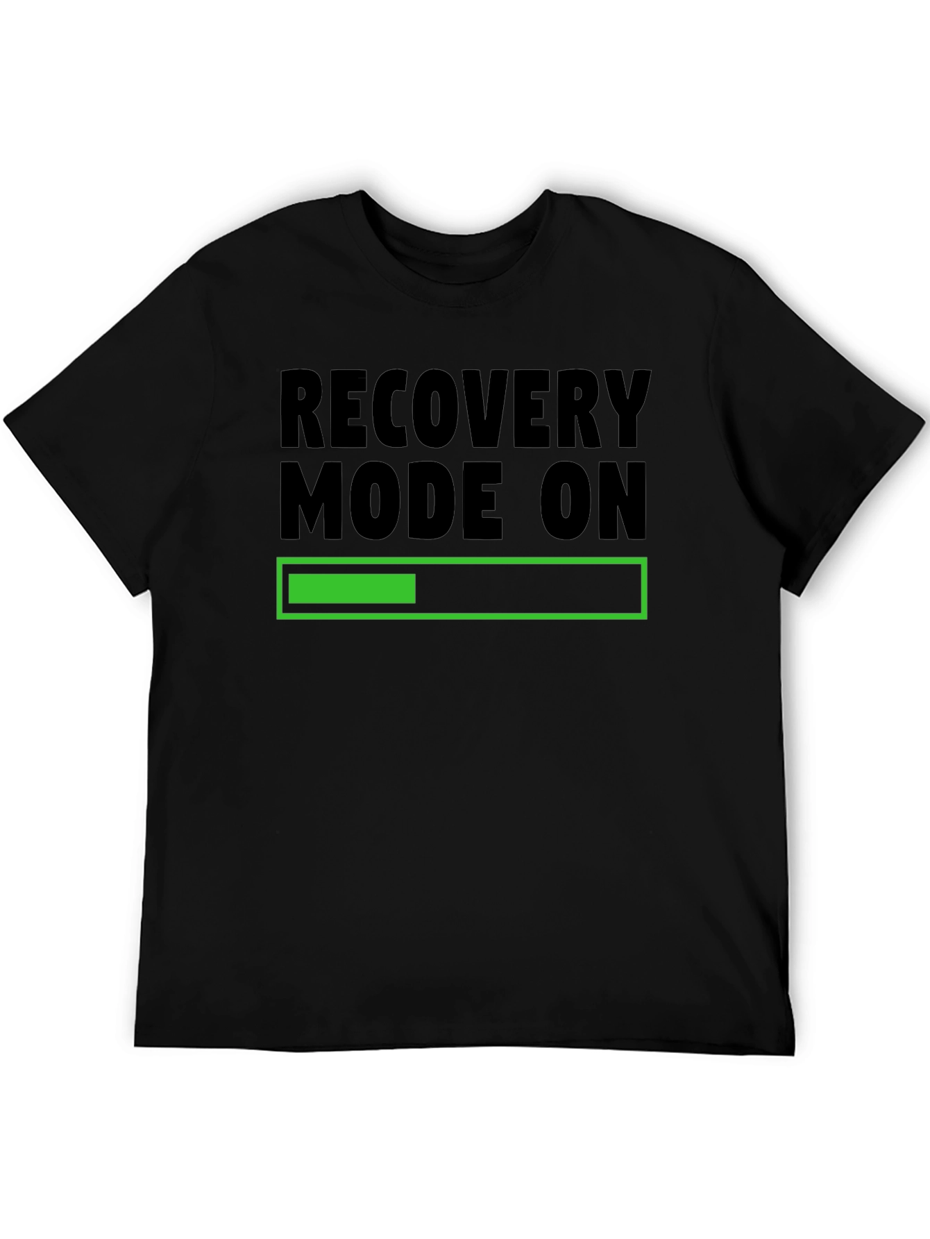 Recovery Mode On Black T-Shirt