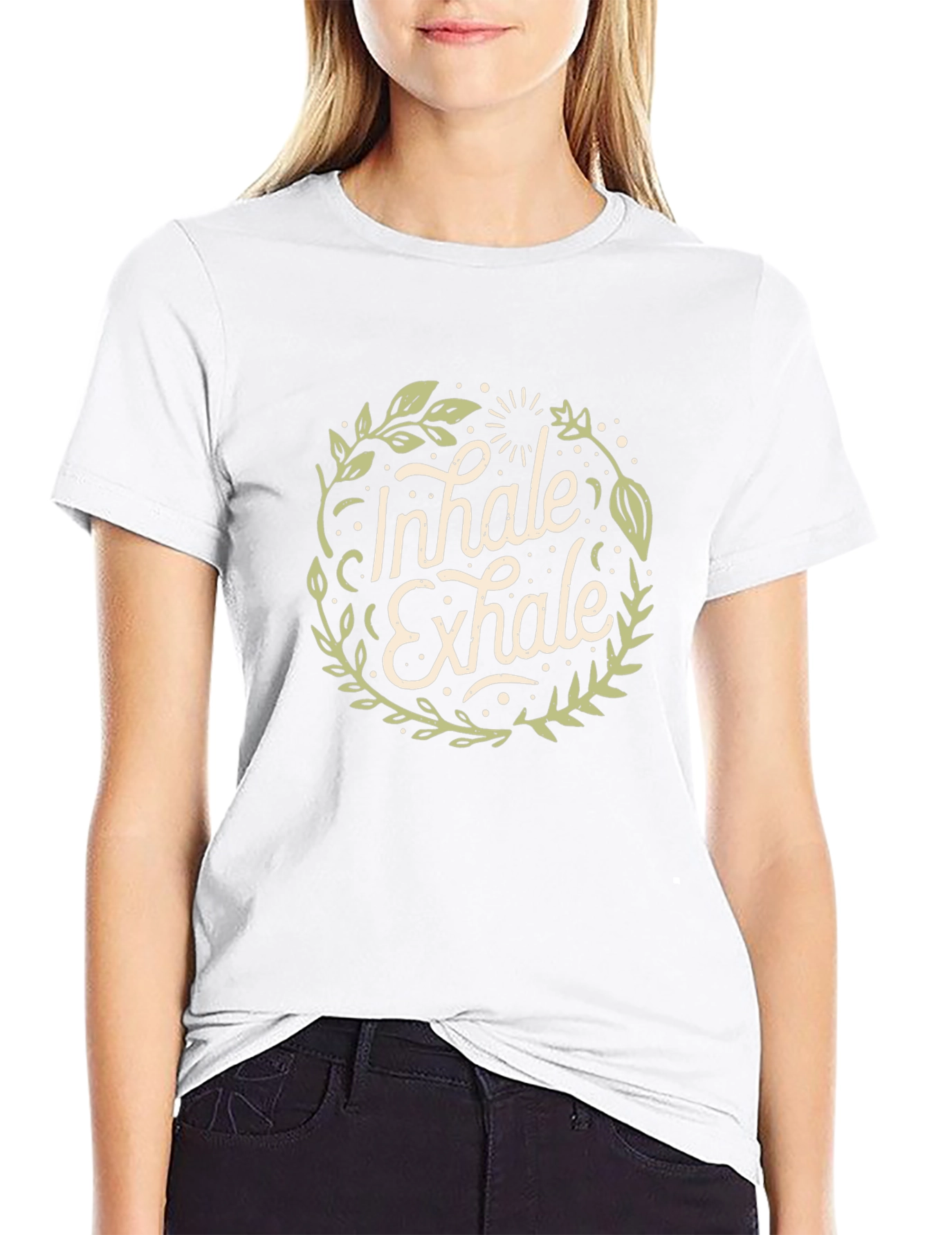 Inhale Exhale Graphic Tee - Relaxed Fit