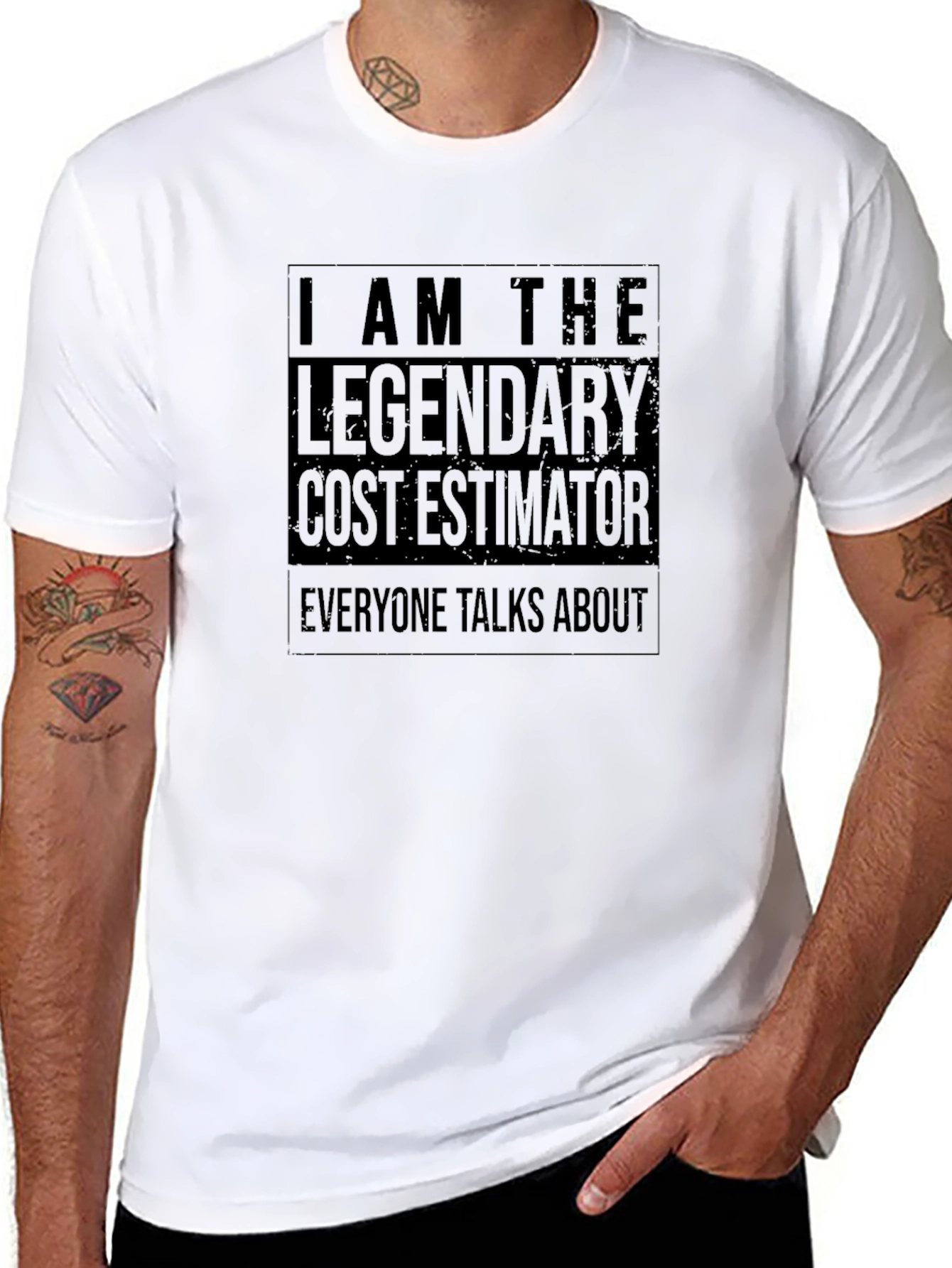 Legendary Cost Estimator T-Shirt - Black Tee