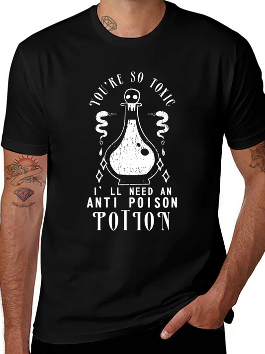 Toxic Potion Graphic Tee - Novelty Unisex T-Shirt
