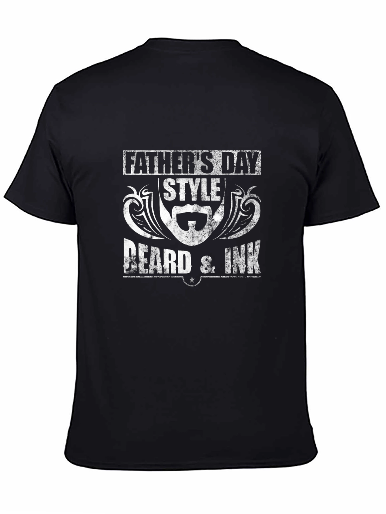 Fathers Day Beard & Ink Black T-Shirt