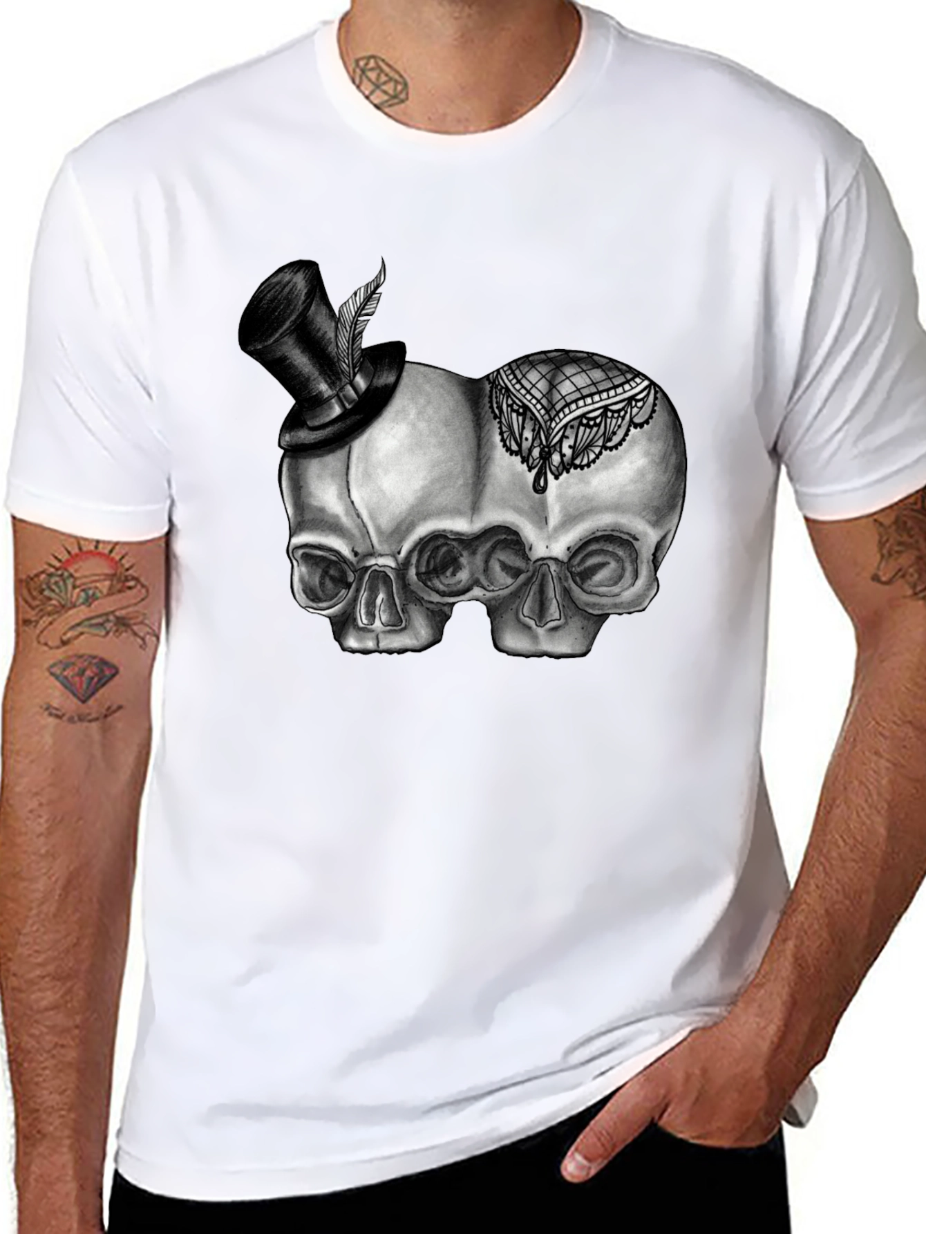 Skull Duo Graphic Tee