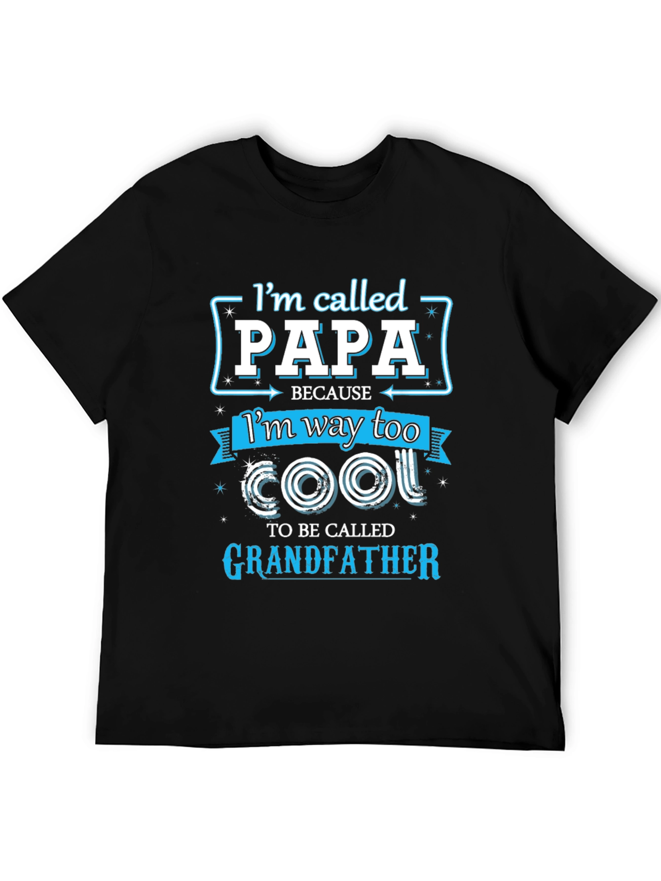 Papa Too Cool Grandfather T-Shirt