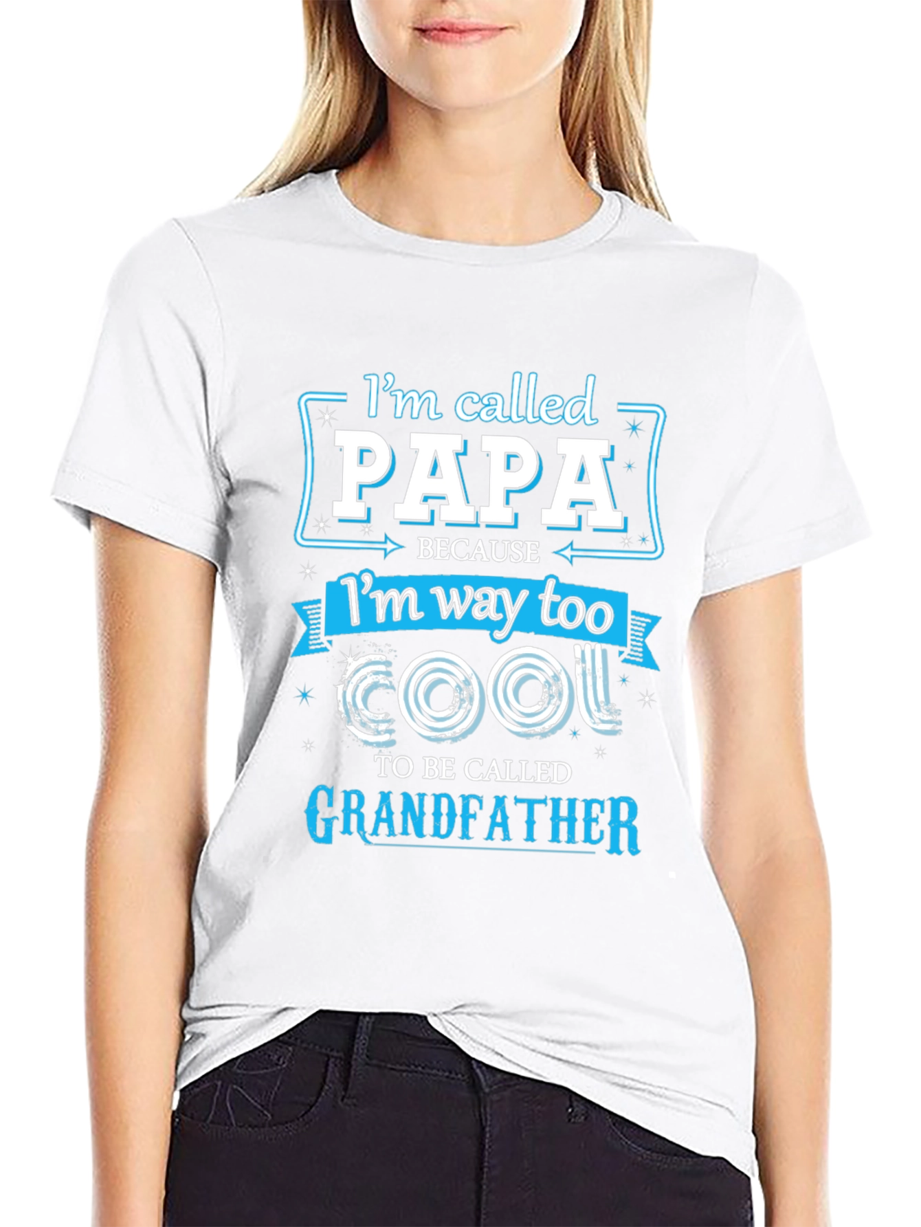 Papa Too Cool Grandfather T-Shirt