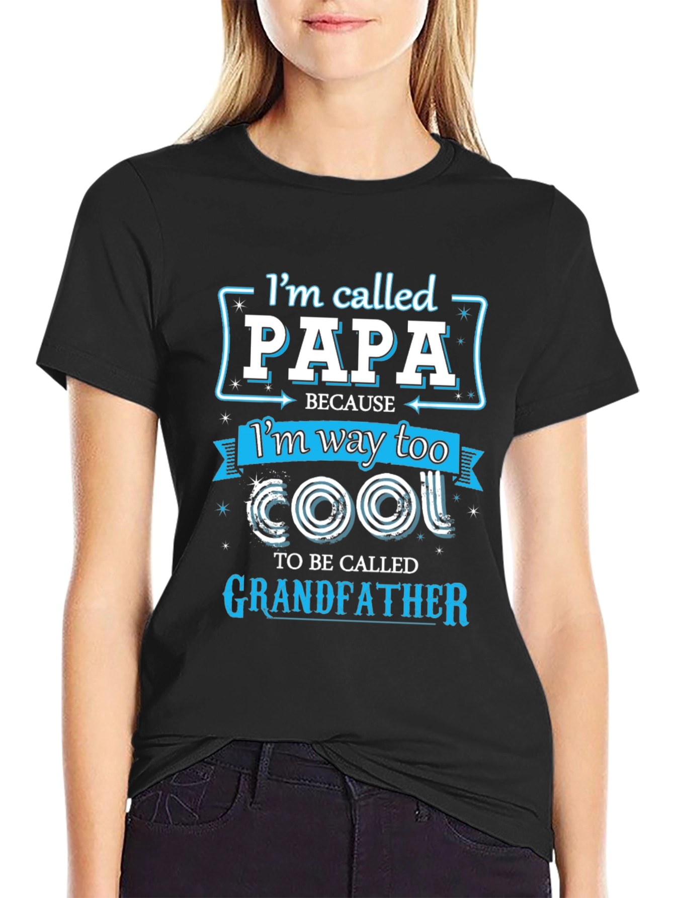 Papa Too Cool Grandfather T-Shirt