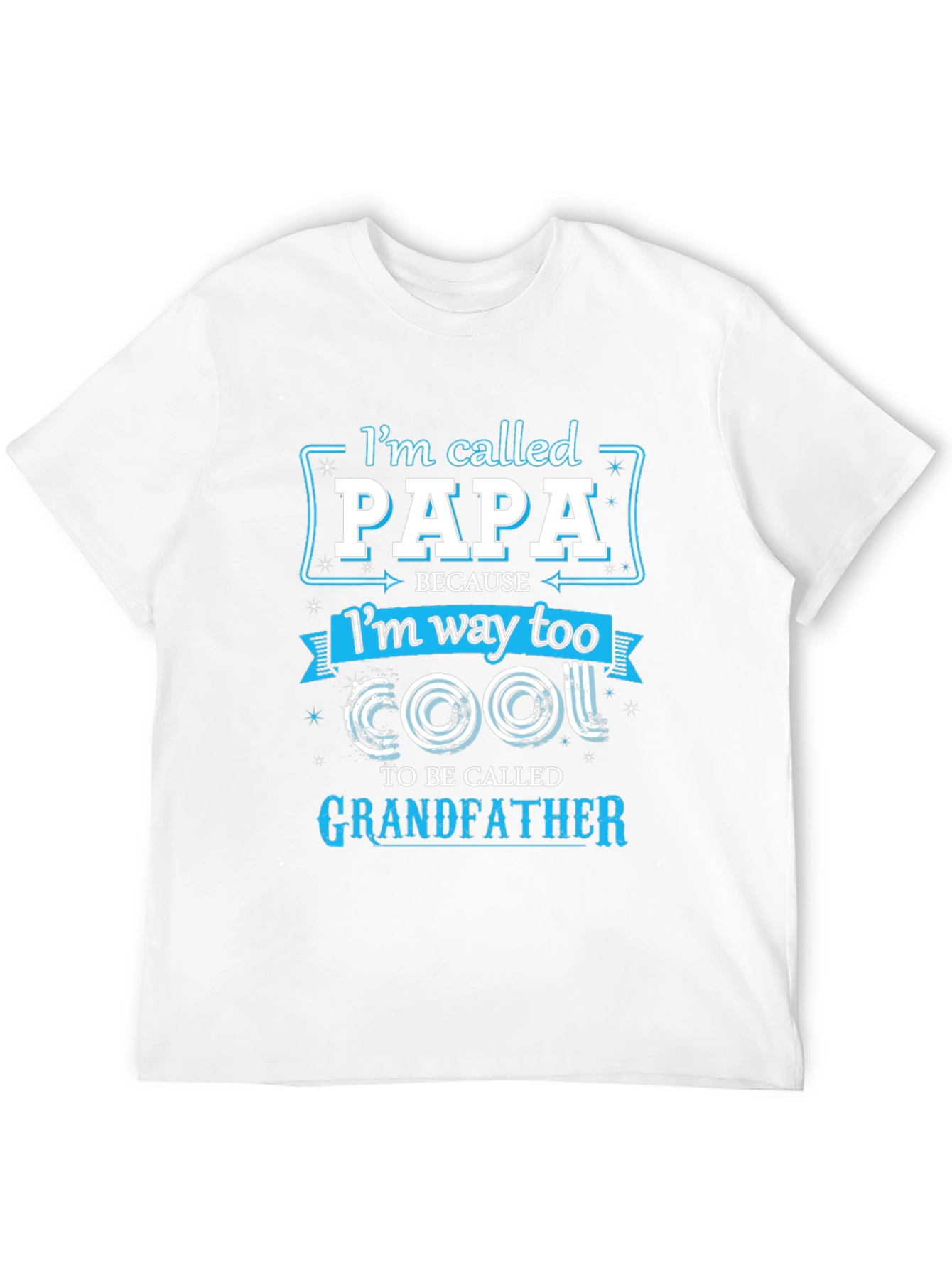 Papa Too Cool Grandfather T-Shirt
