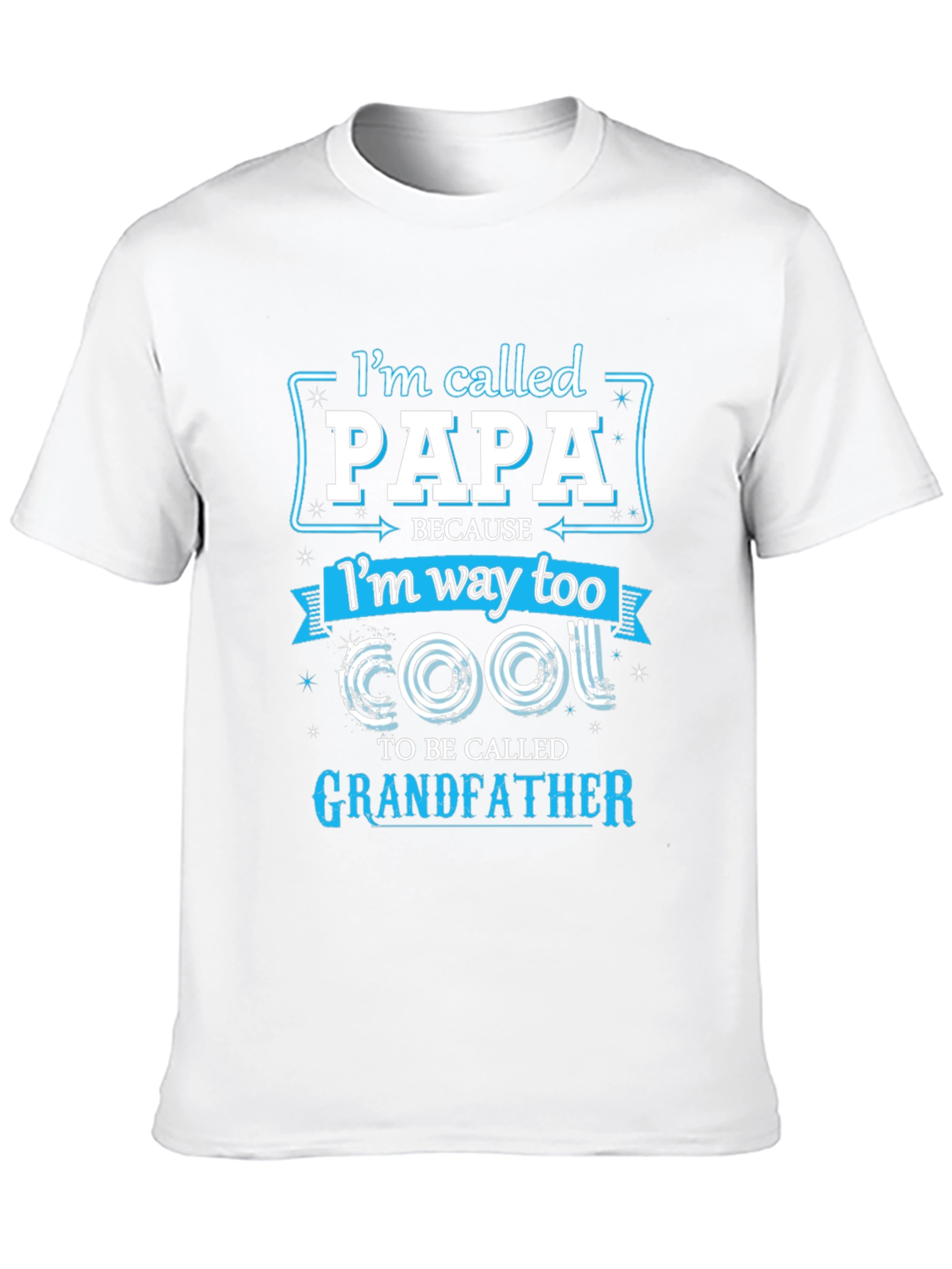 Papa Too Cool Grandfather T-Shirt