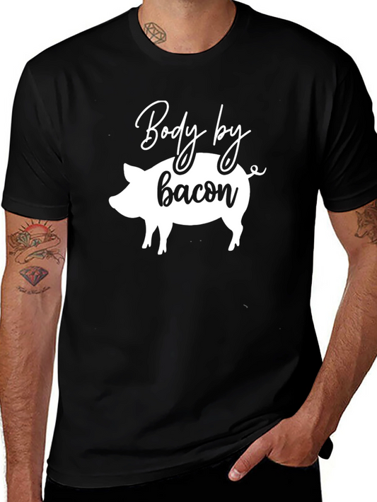 Body by Bacon Graphic T-Shirt - Black