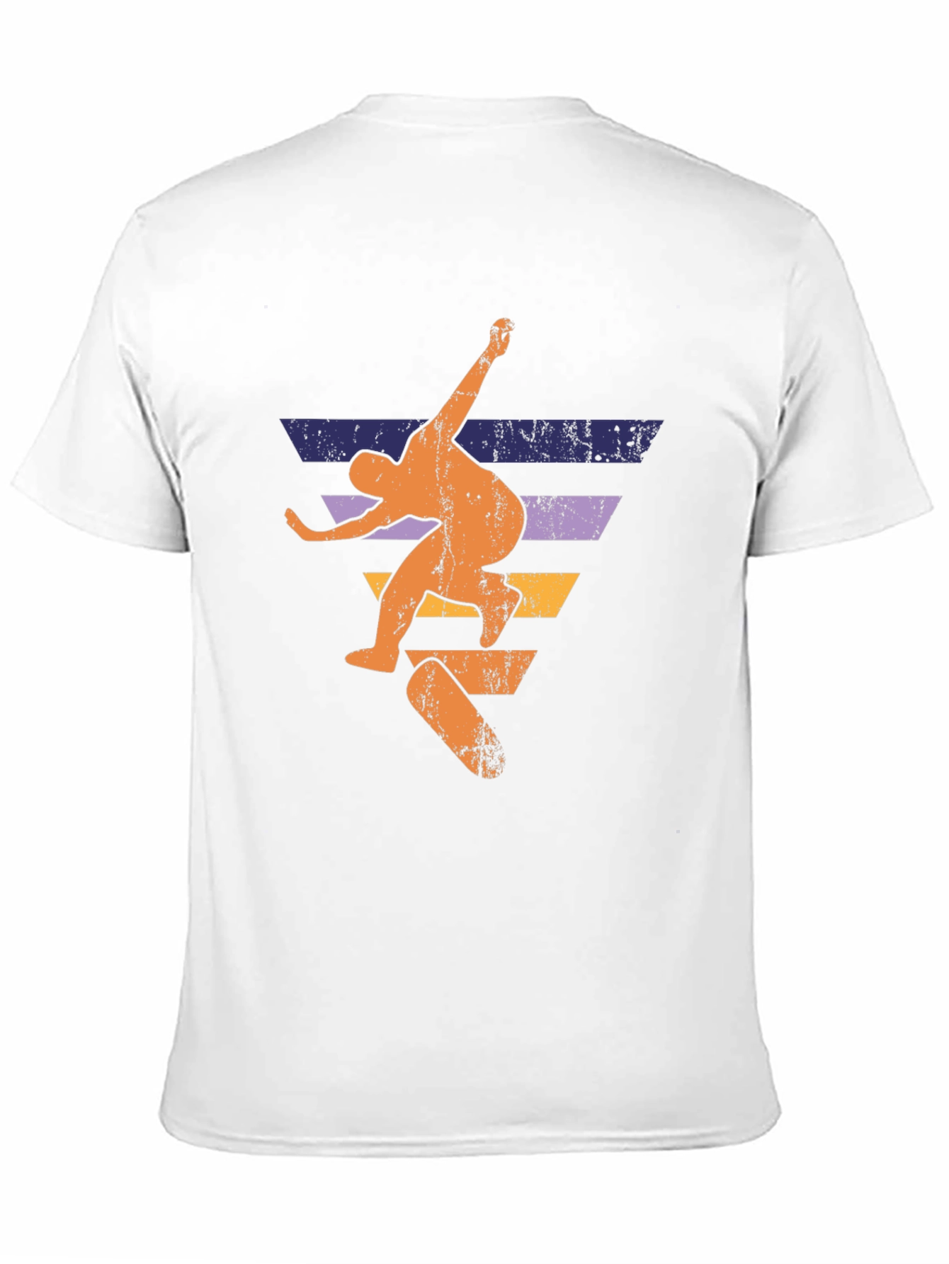 Skateboarding Retro Graphic Tee - Black