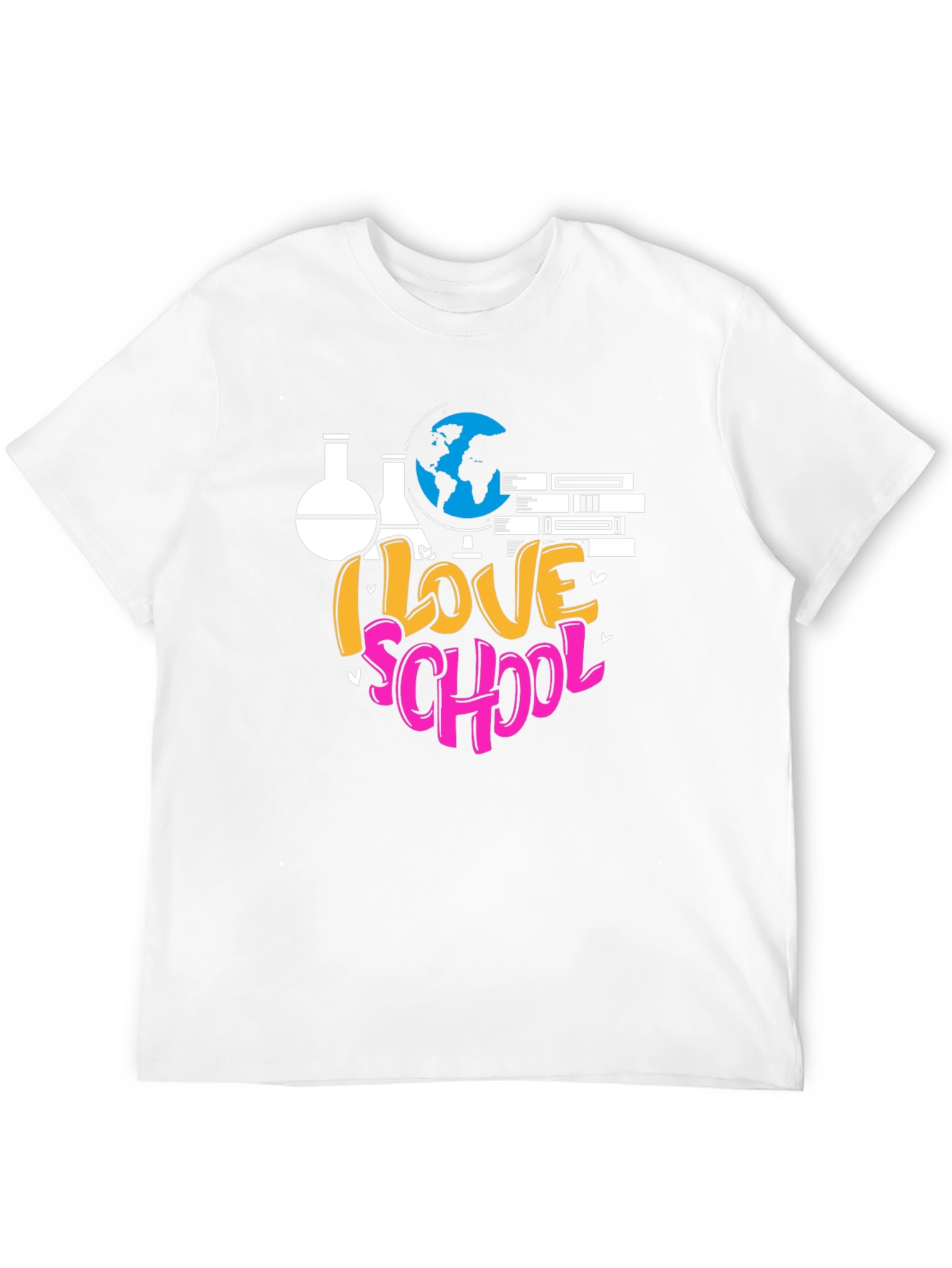 I Love School Graphic T-Shirt