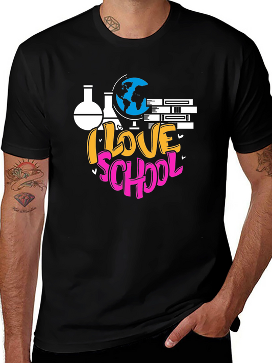 I Love School Graphic T-Shirt
