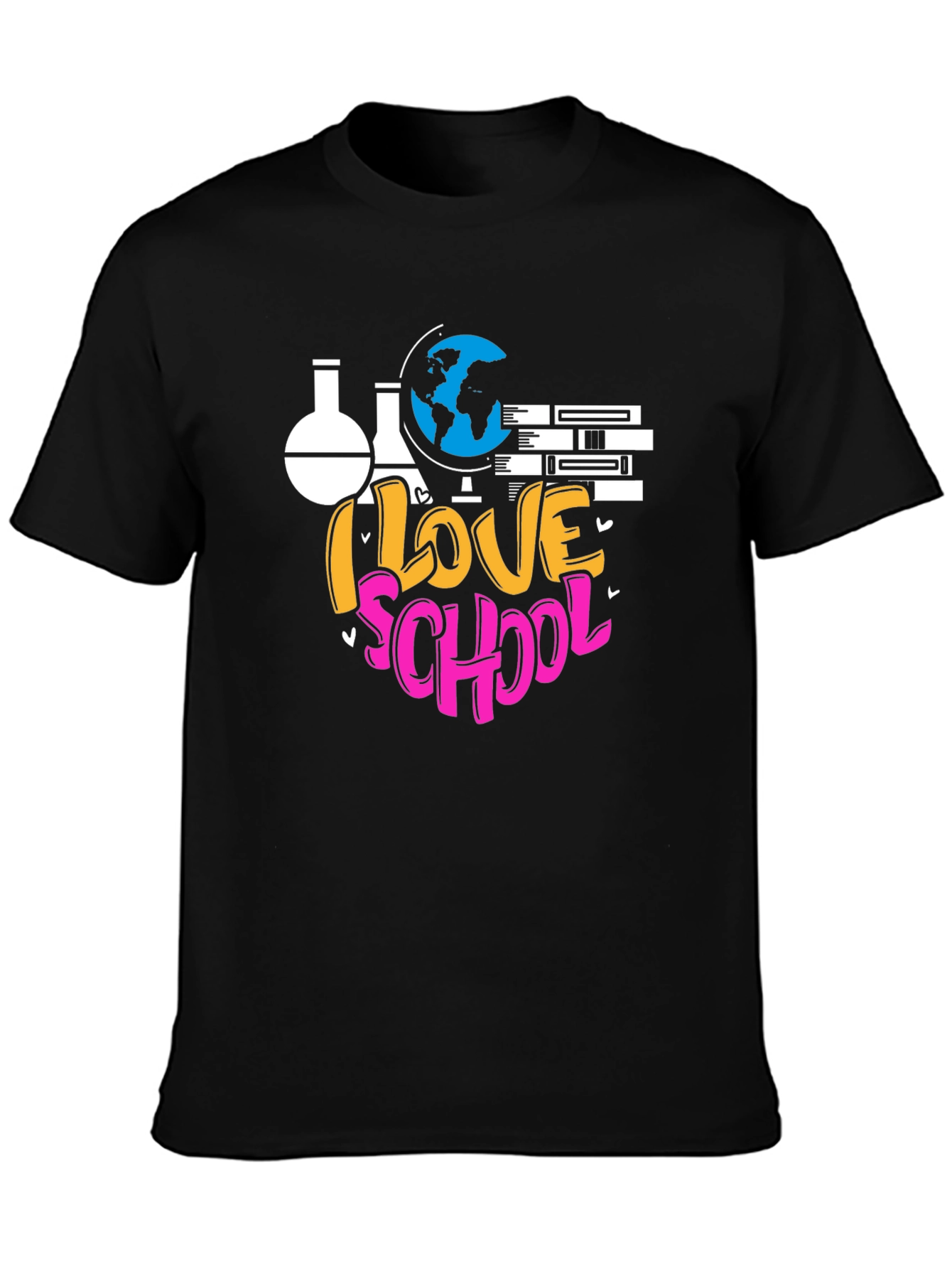 I Love School Graphic T-Shirt