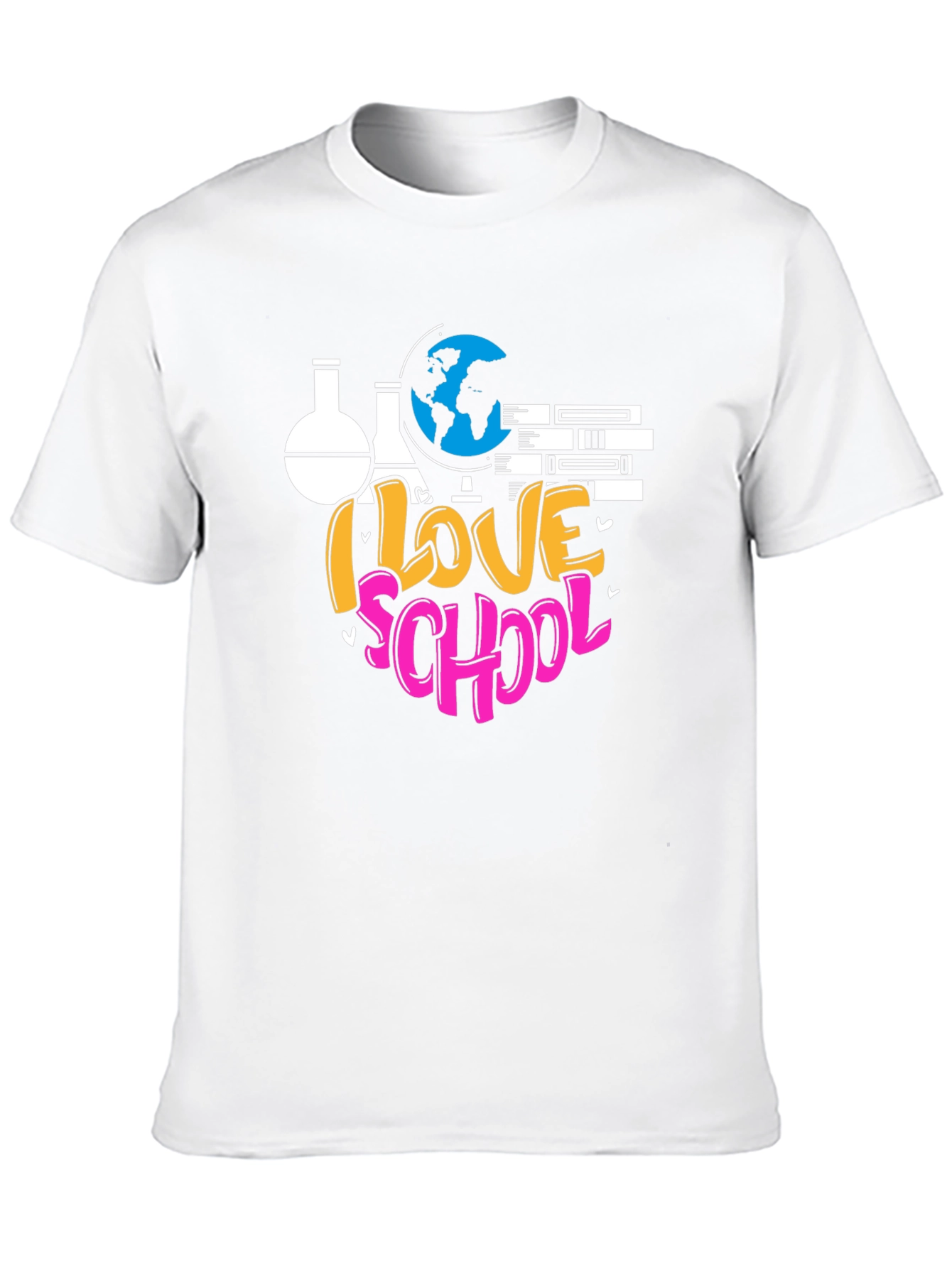 I Love School Graphic T-Shirt