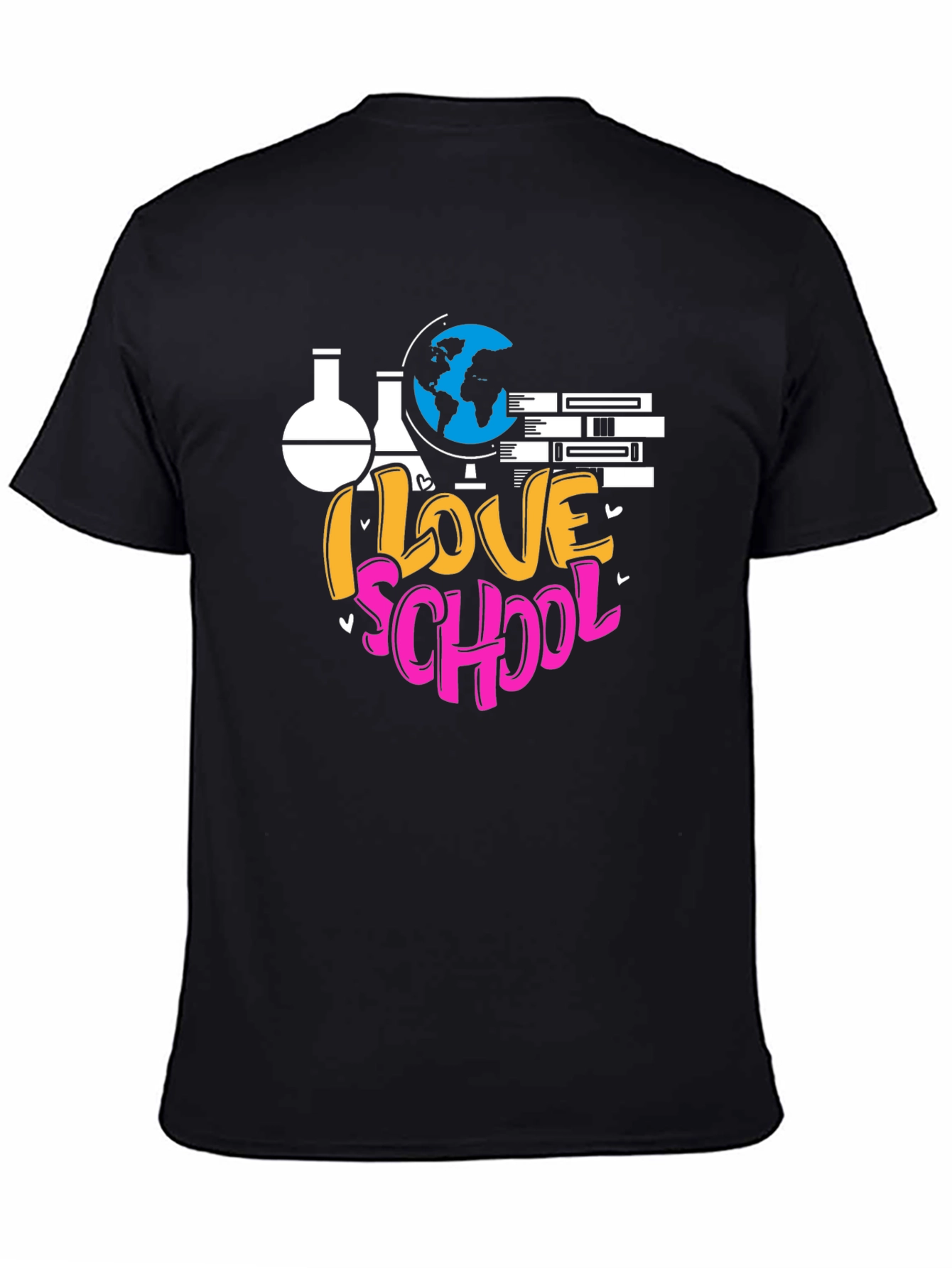 I Love School Graphic T-Shirt