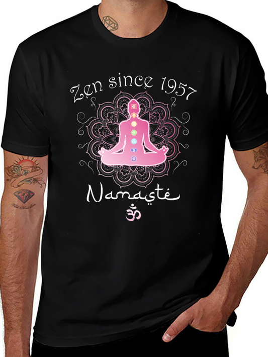 Zen Since 1957 Namaste Yoga Graphic T-Shirt