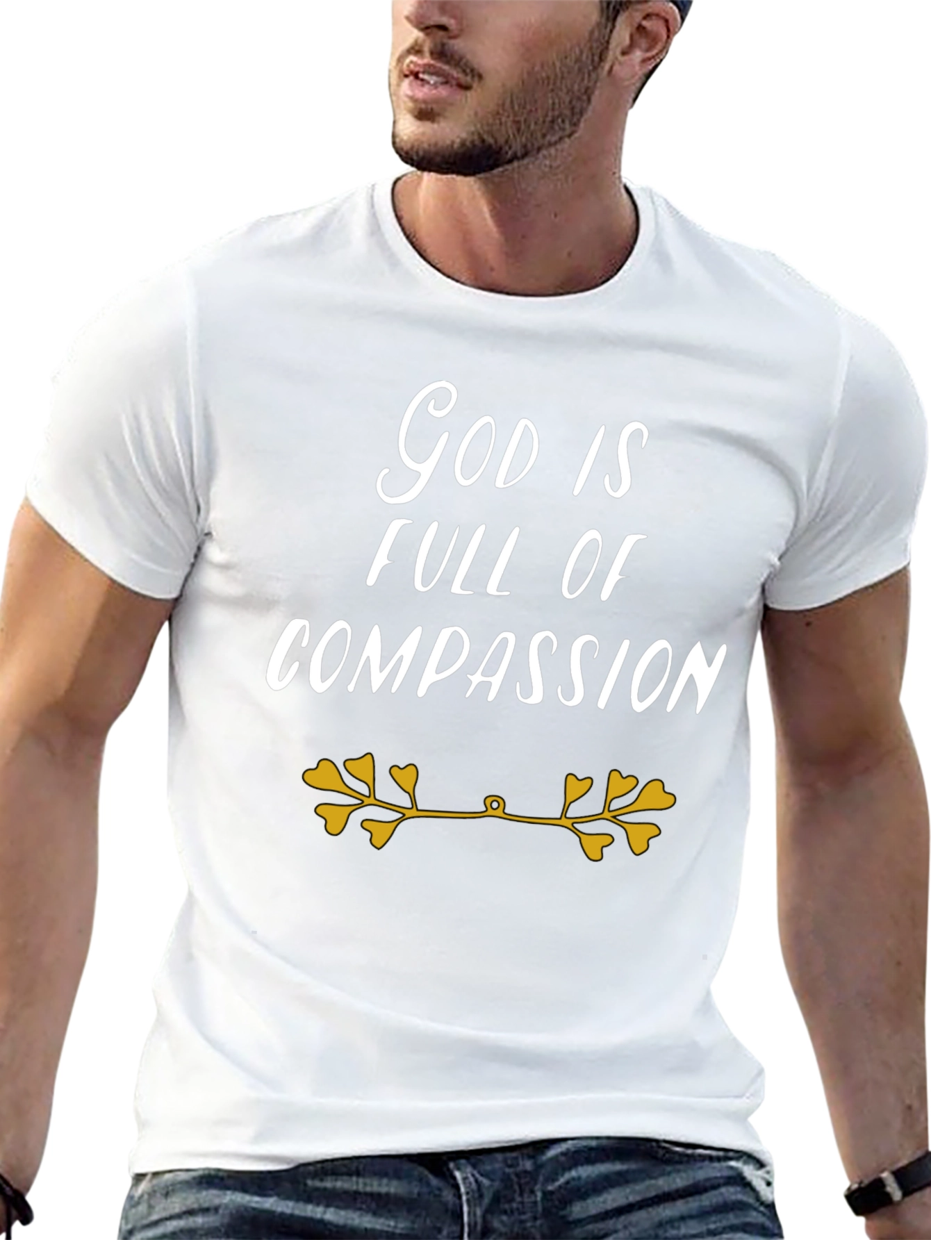 God Is Full Of Compassion Black T-Shirt