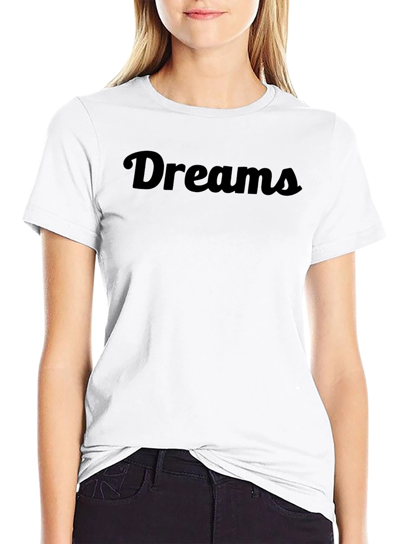 Dreams Black T-Shirt - Casual Comfort