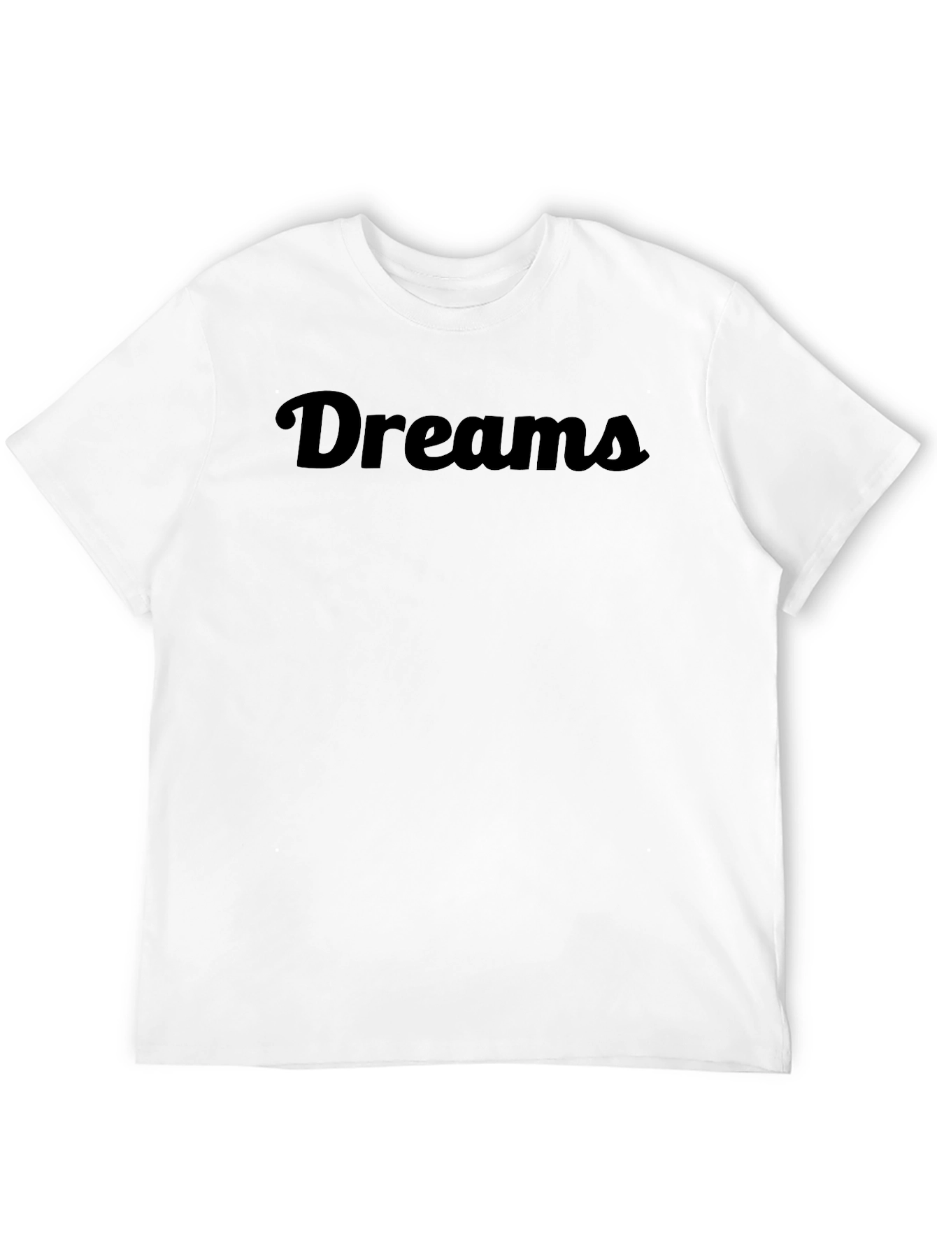 Dreams Black T-Shirt - Casual Comfort