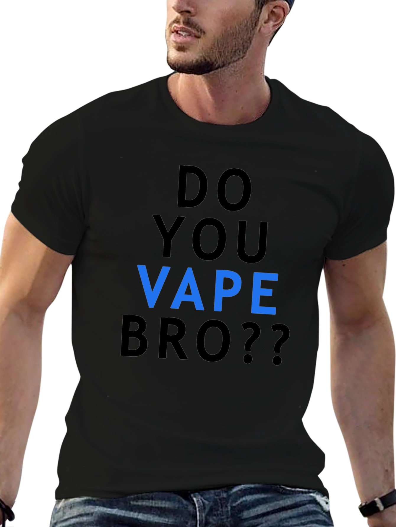 Do You Vape Bro Black T-Shirt