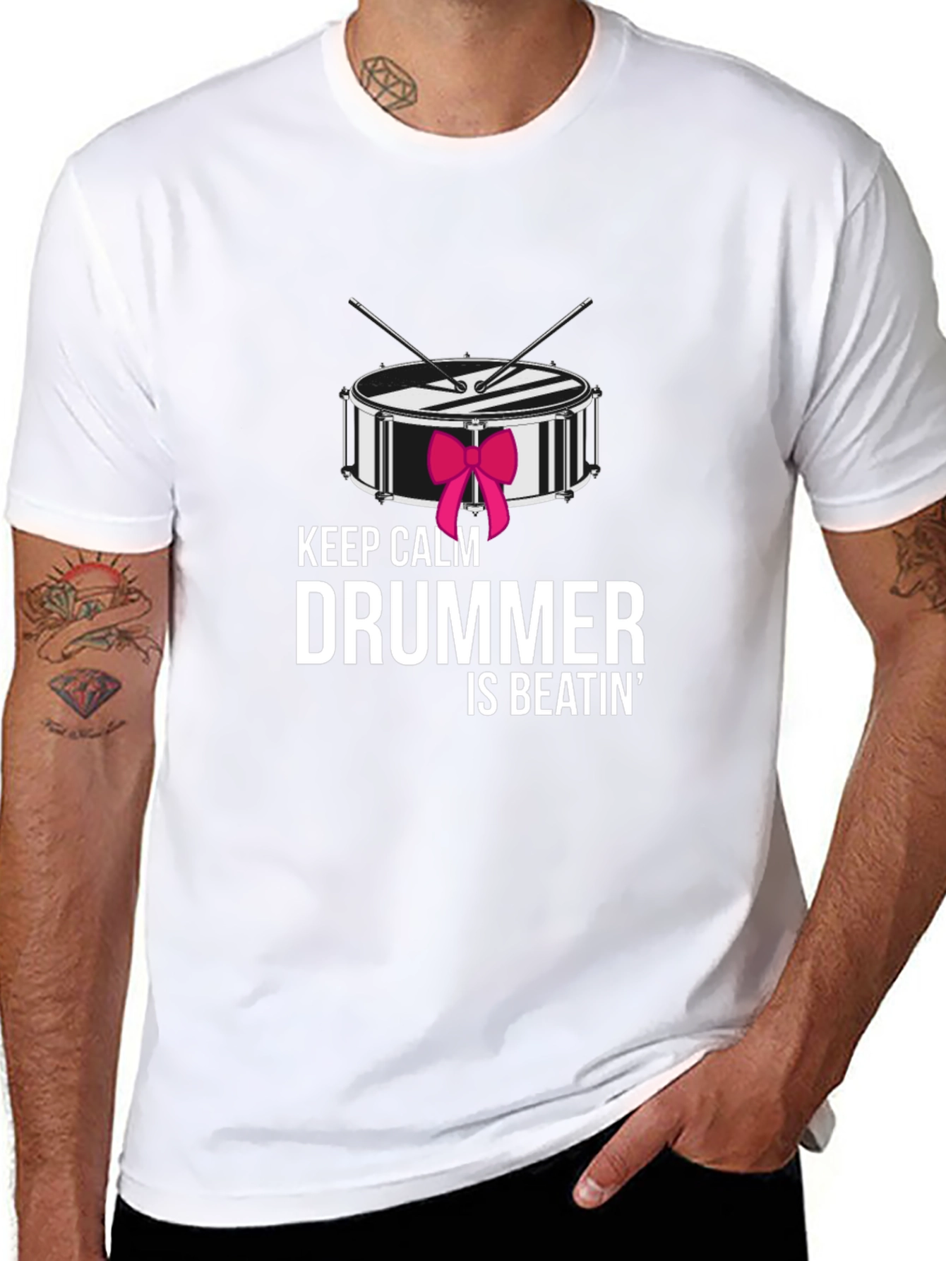 Keep Calm Drummer Is Beatin T-Shirt