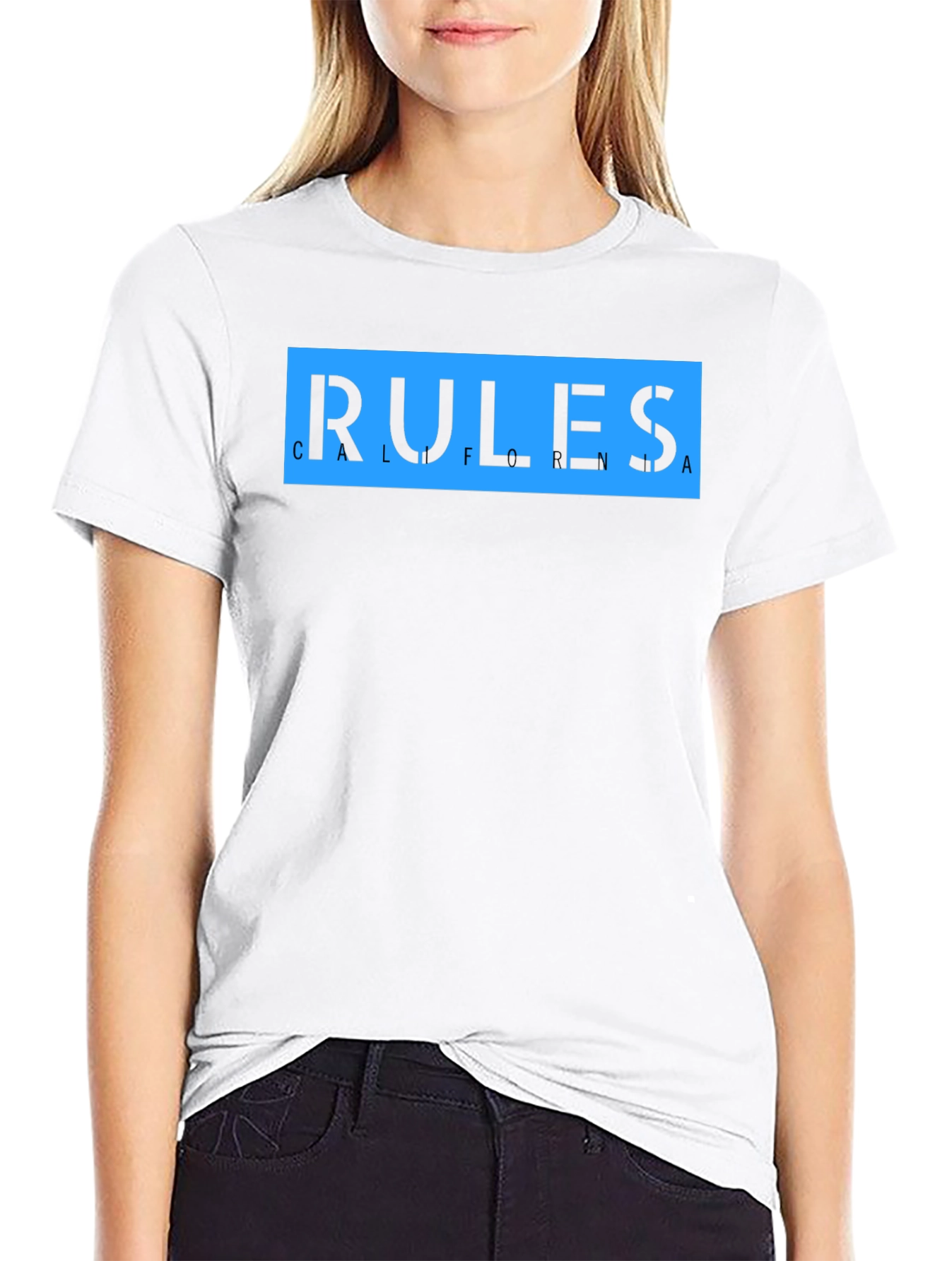 California Rules Graphic T-Shirt - Black