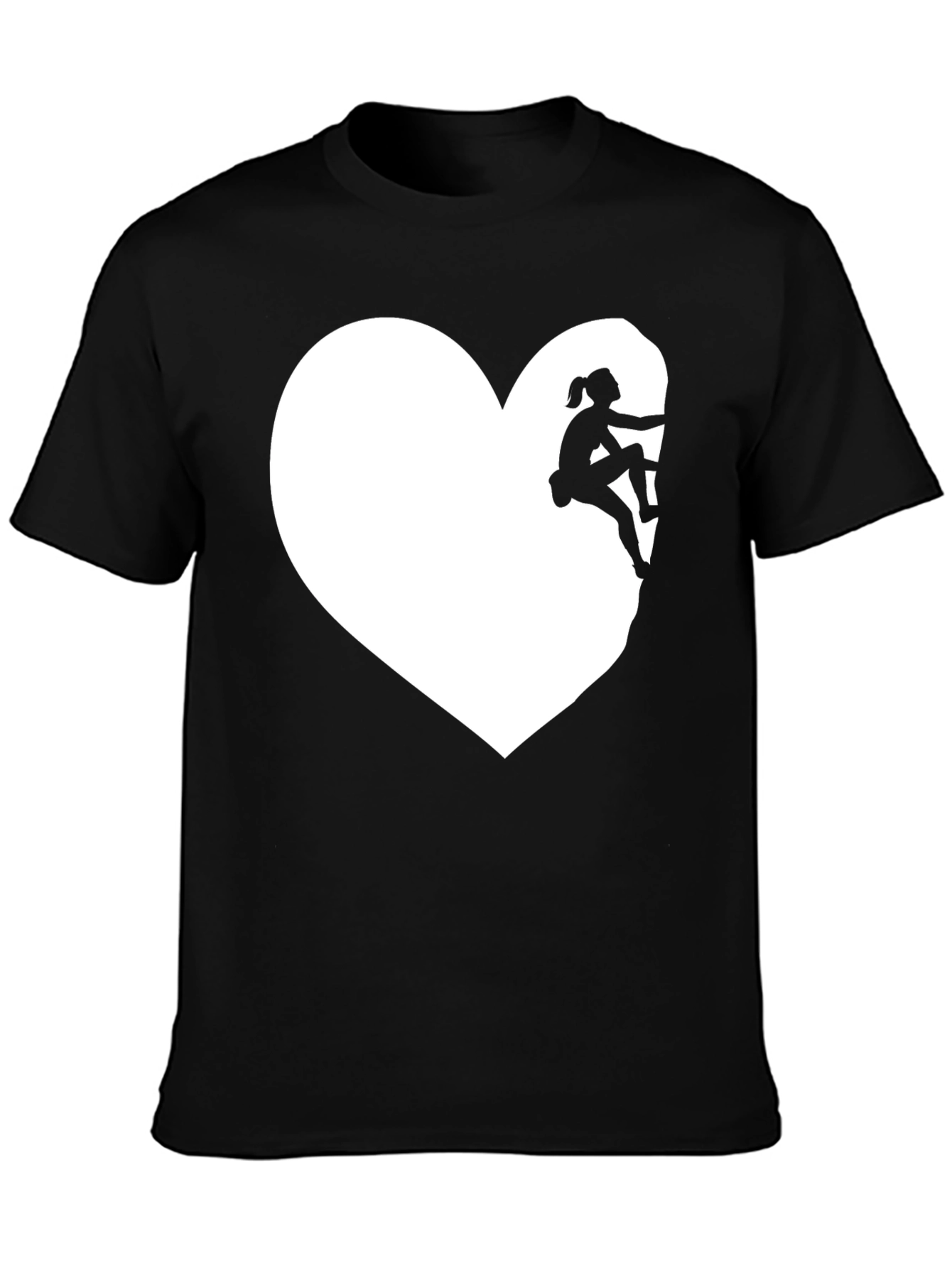 Climbing Heart Tee - Love to Climb Graphic T-Shirt