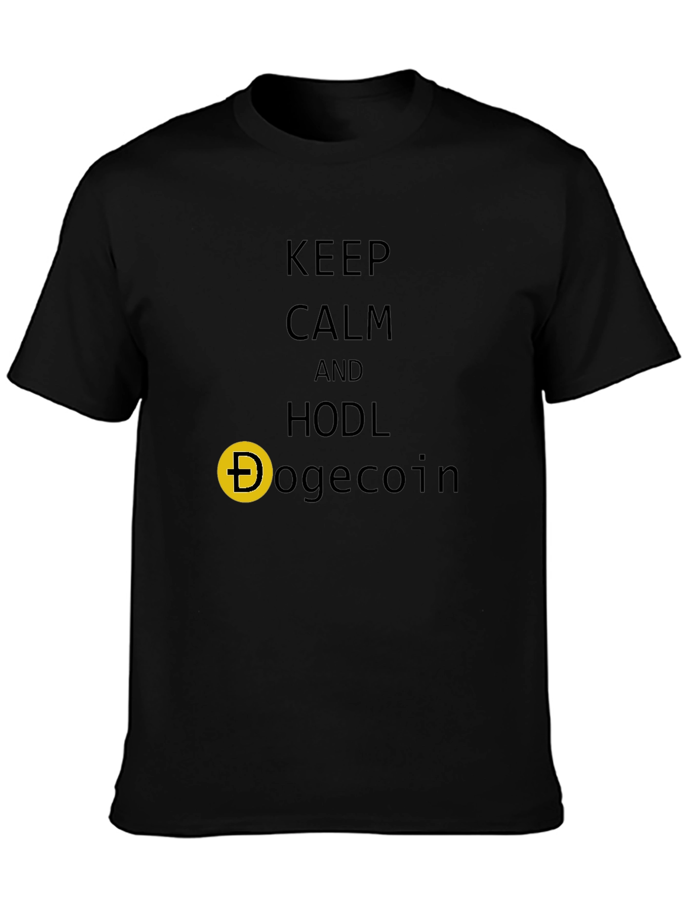 Keep Calm HODL Dogecoin Crypto T-Shirt