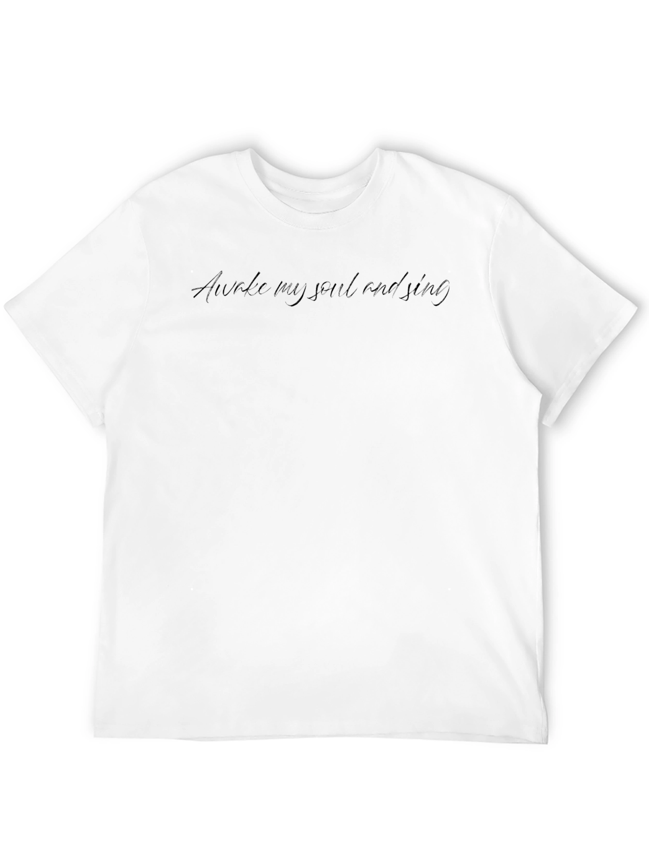 Awake My Soul and Sing Black Graphic Tee