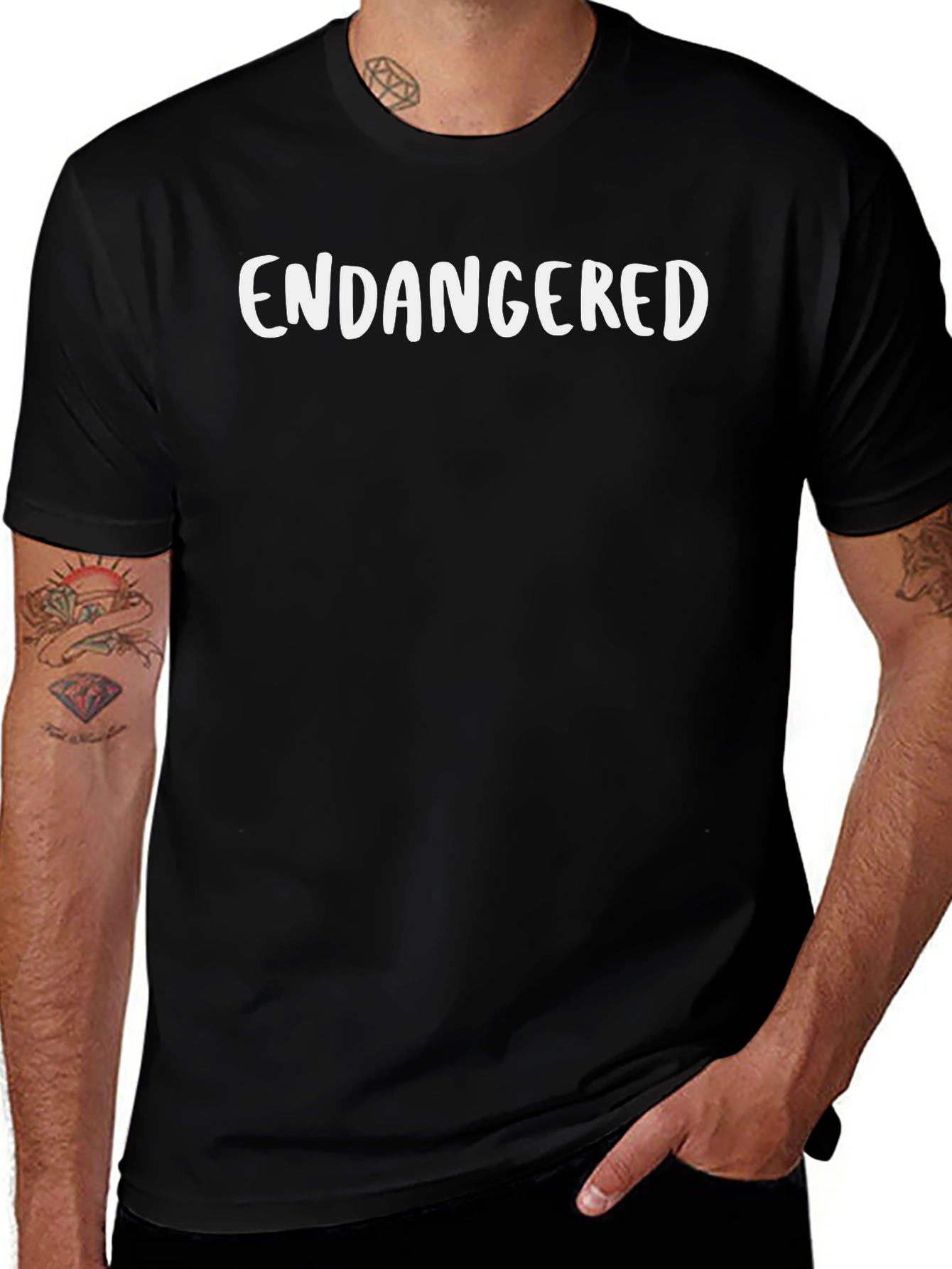 Endangered Graphic Tee - Classic Black T-Shirt