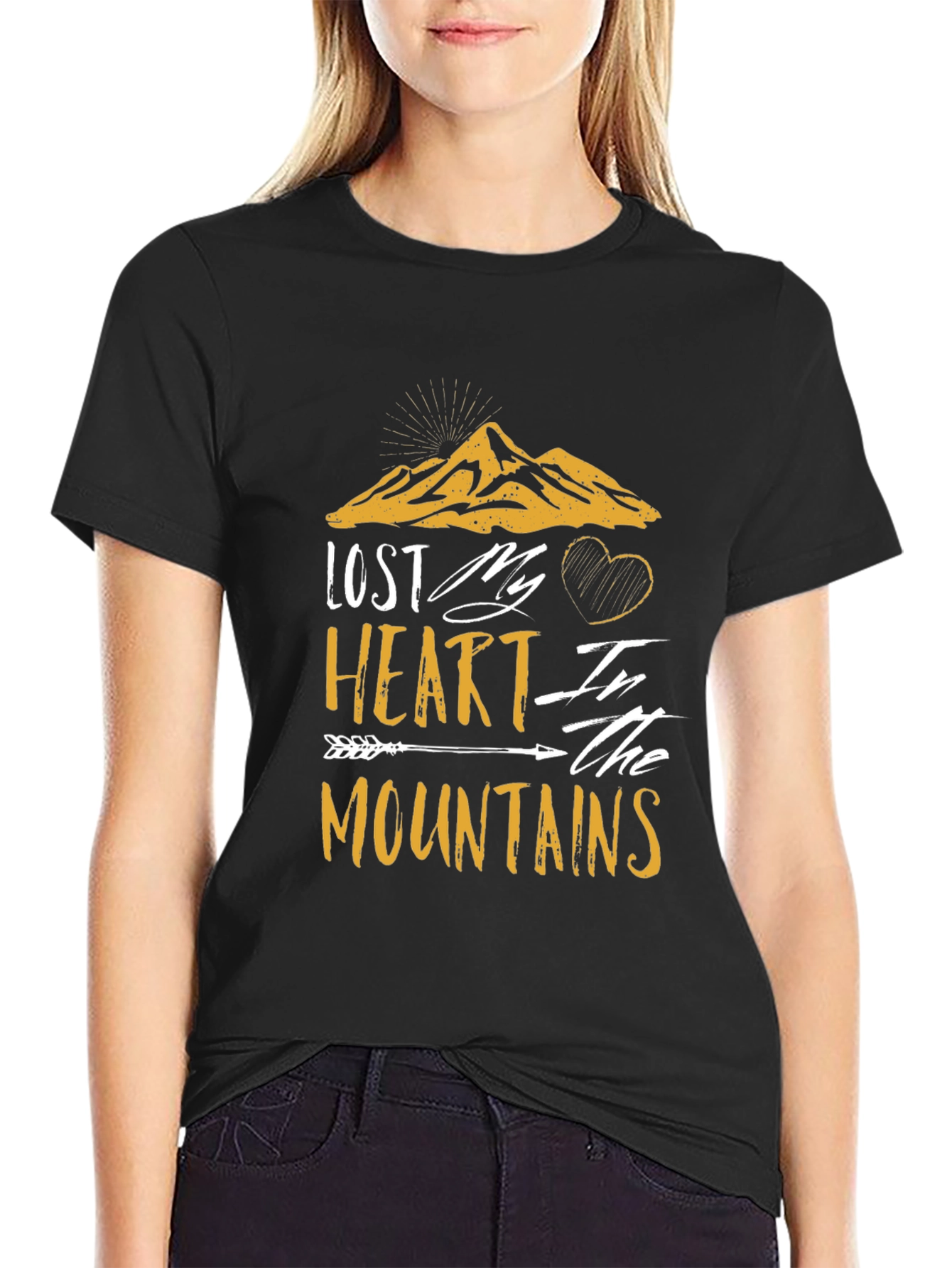 Lost My Heart in the Mountains Graphic T-Shirt