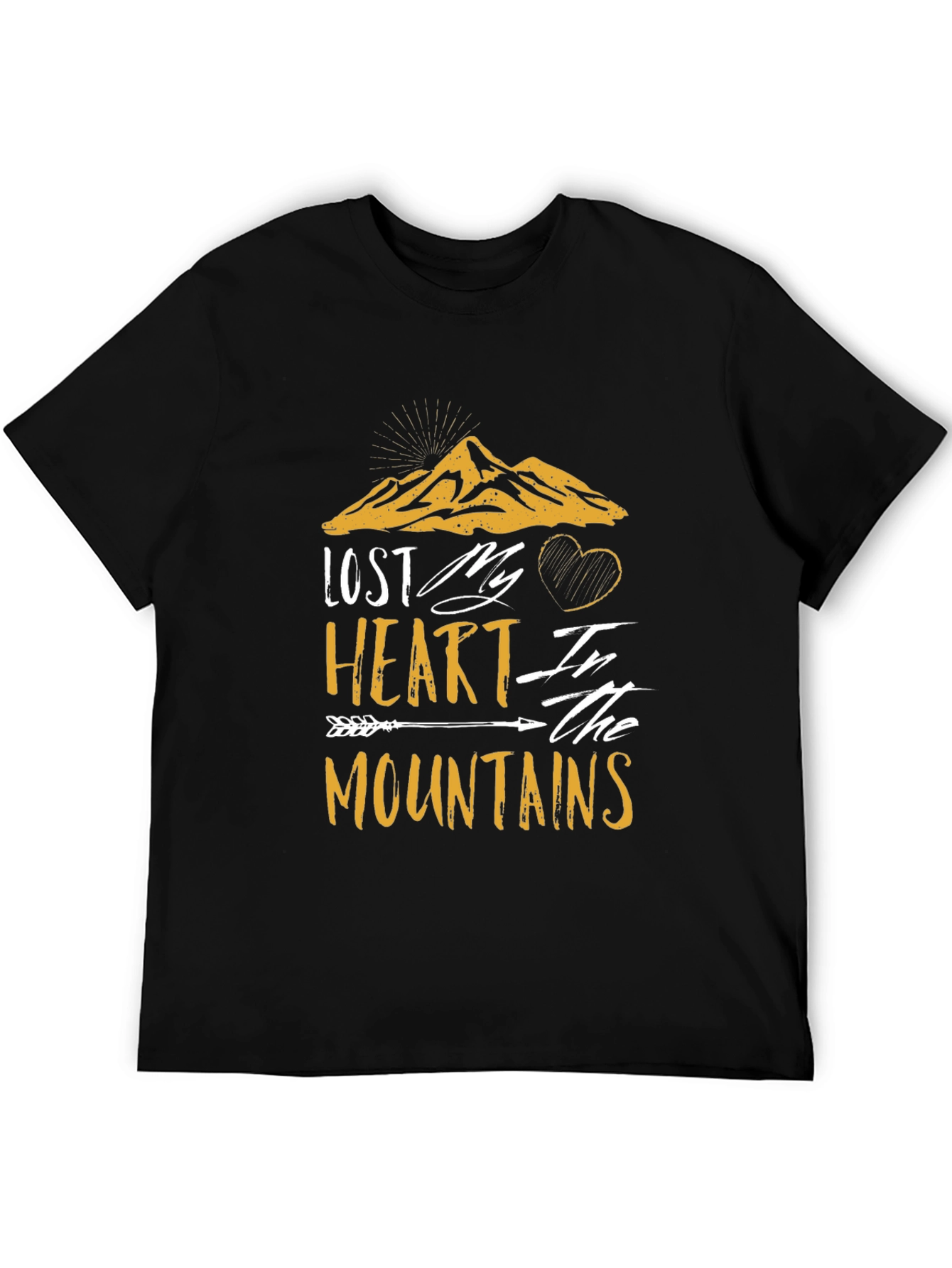 Lost My Heart in the Mountains Graphic T-Shirt