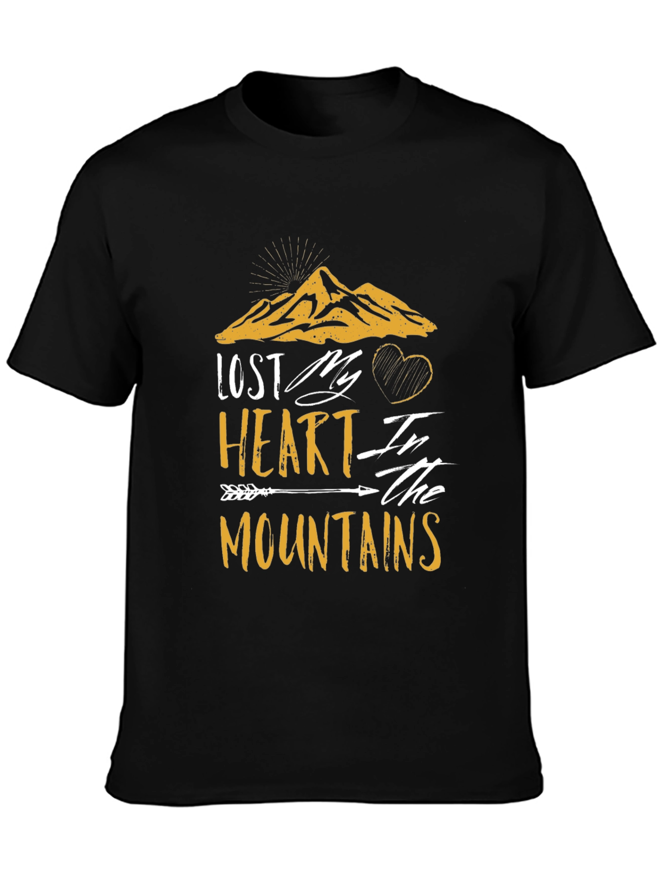 Lost My Heart in the Mountains Graphic T-Shirt