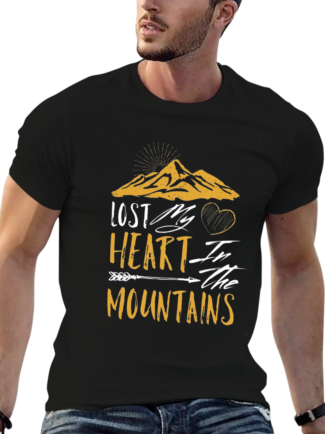 Lost My Heart in the Mountains Graphic T-Shirt