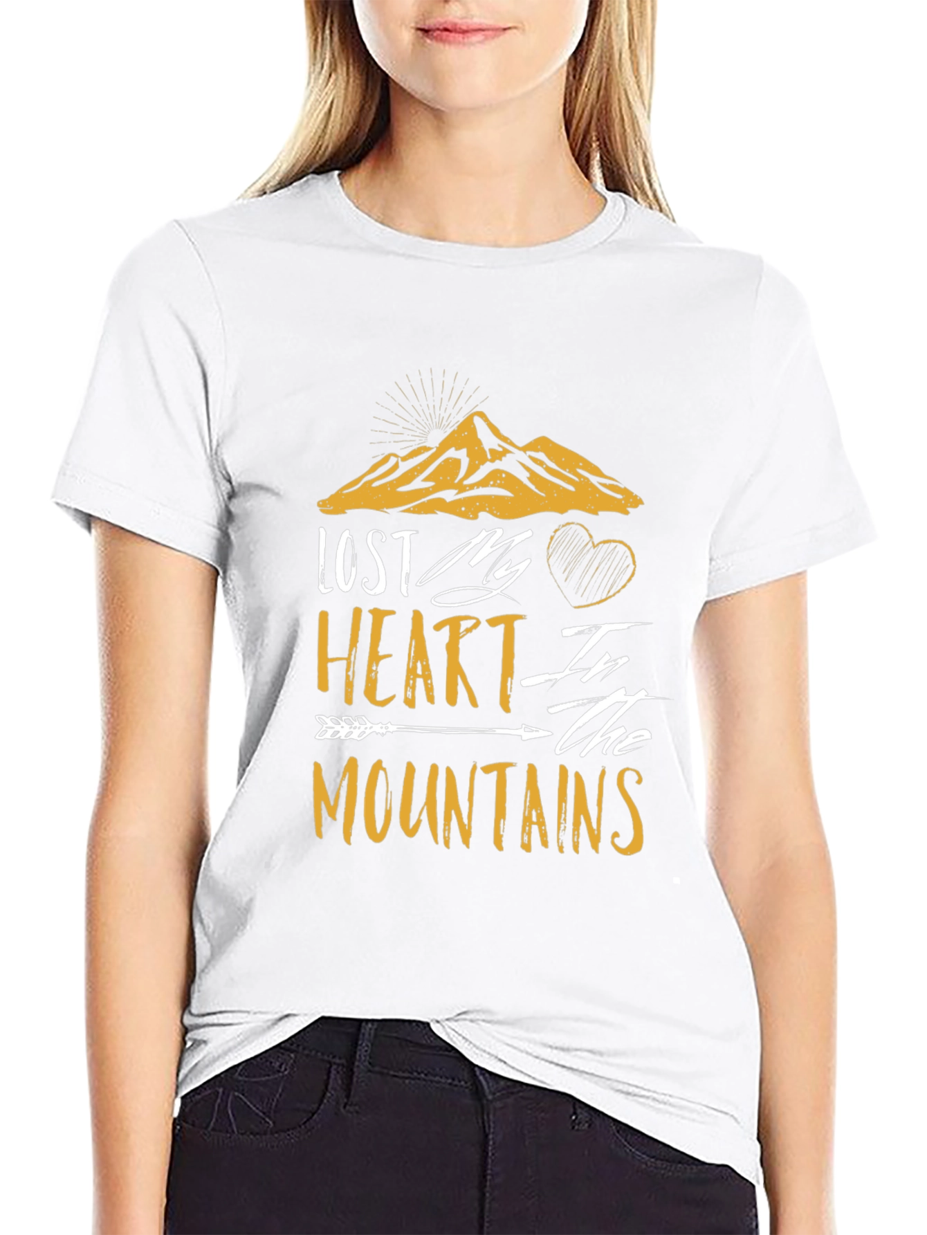 Lost My Heart in the Mountains Graphic T-Shirt