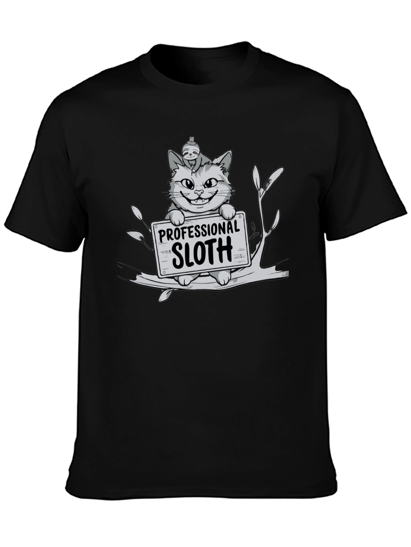Professional Sloth Cat T-Shirt
