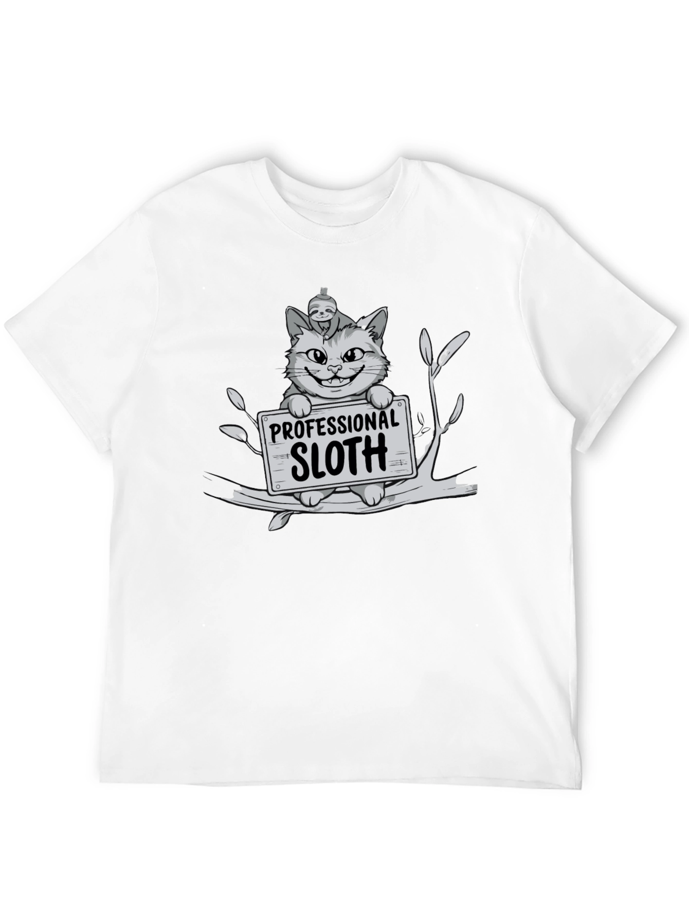 Professional Sloth Cat T-Shirt