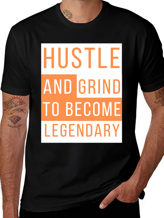 Hustle & Grind Legendary Black T-Shirt