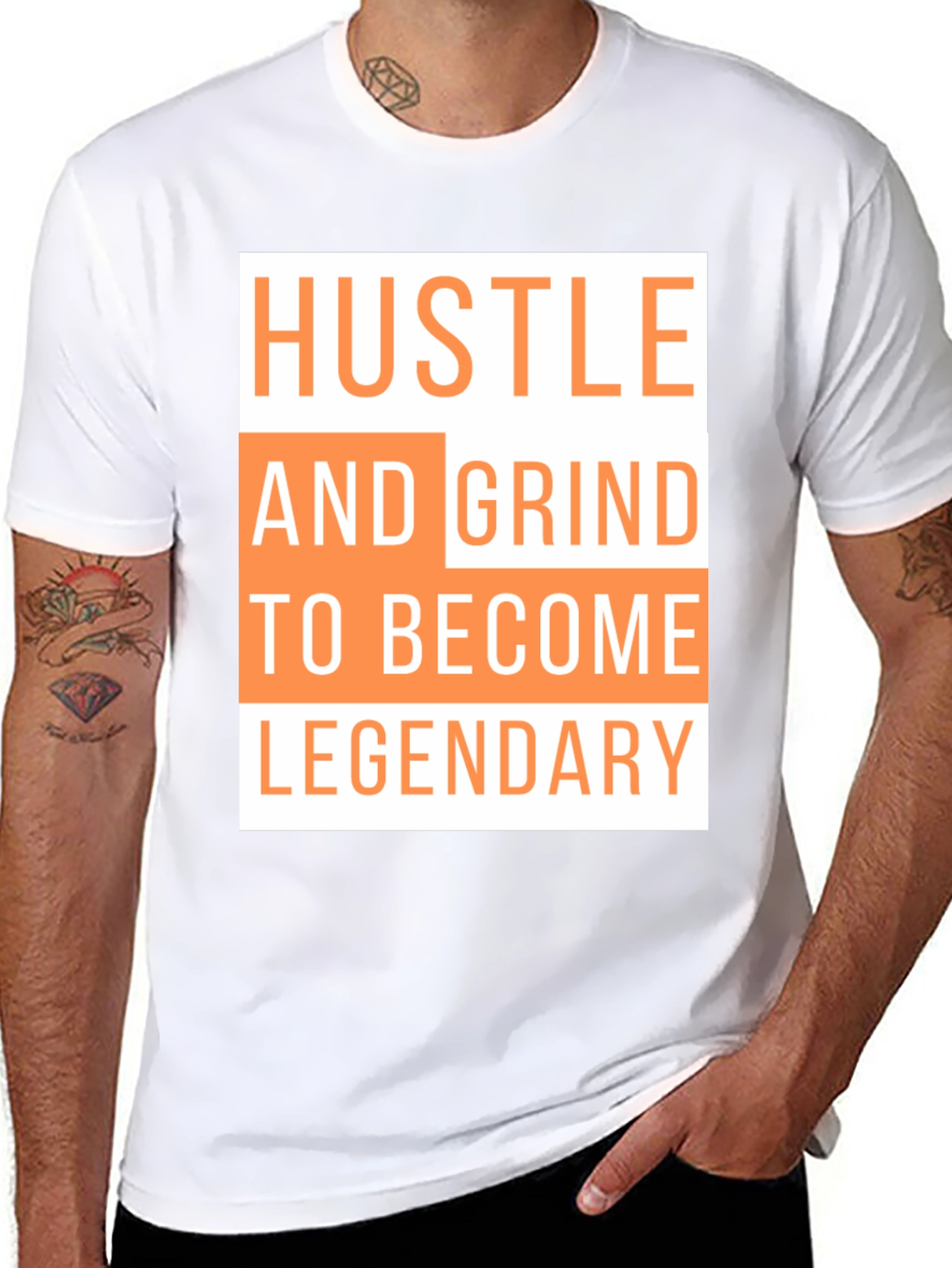 Hustle & Grind Legendary Black T-Shirt