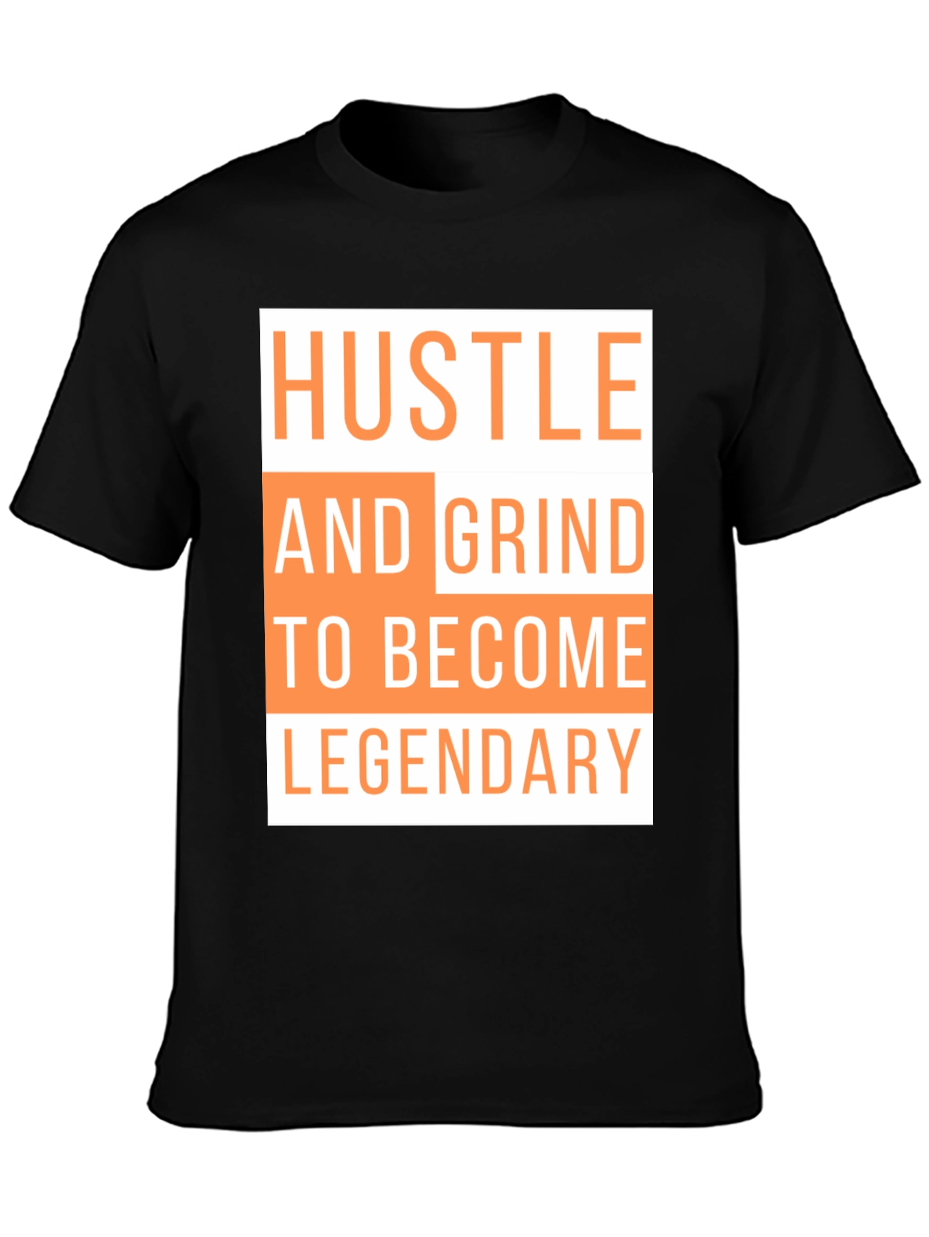 Hustle & Grind Legendary Black T-Shirt