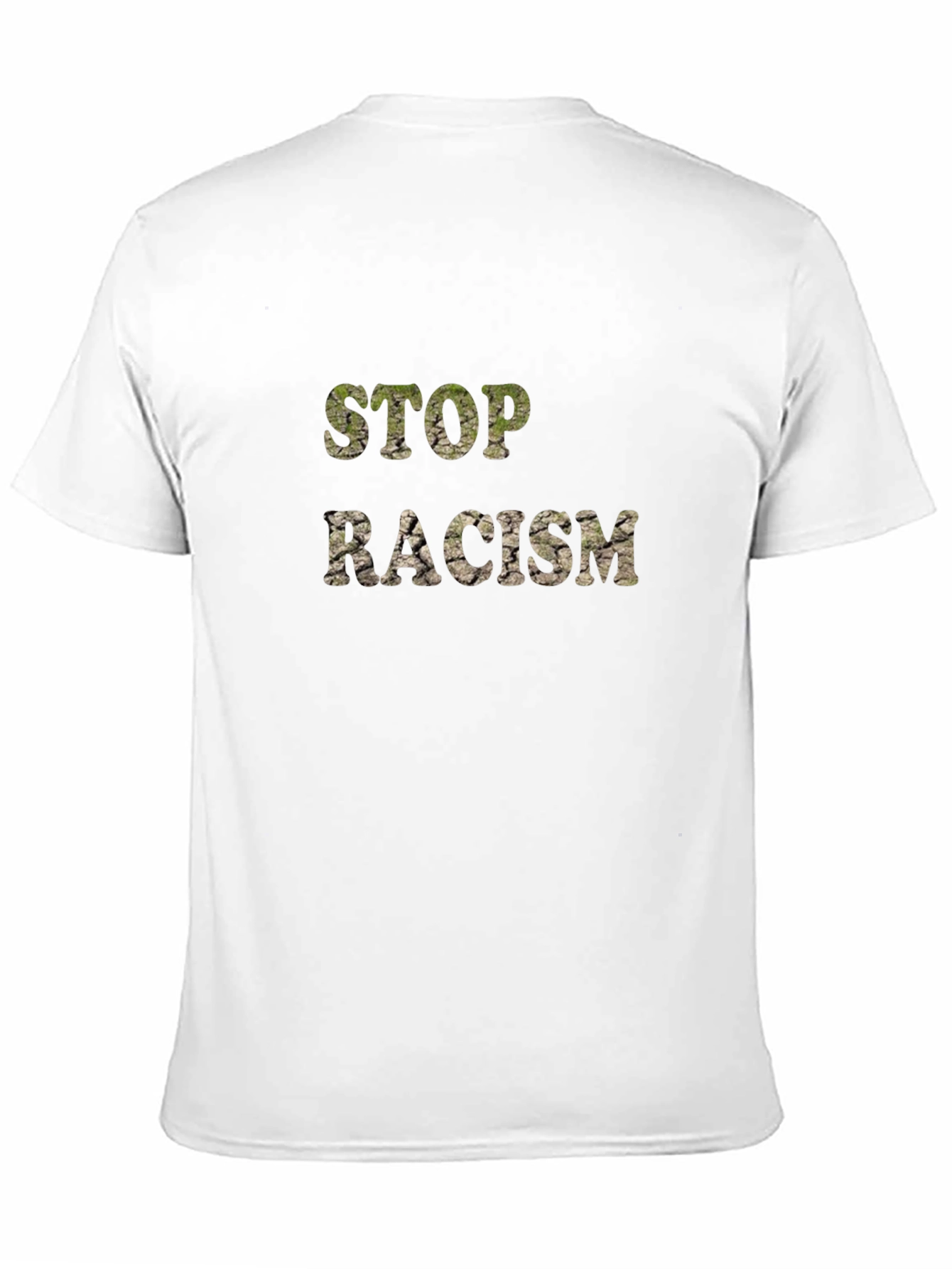Stop Racism Graphic T-Shirt - Black