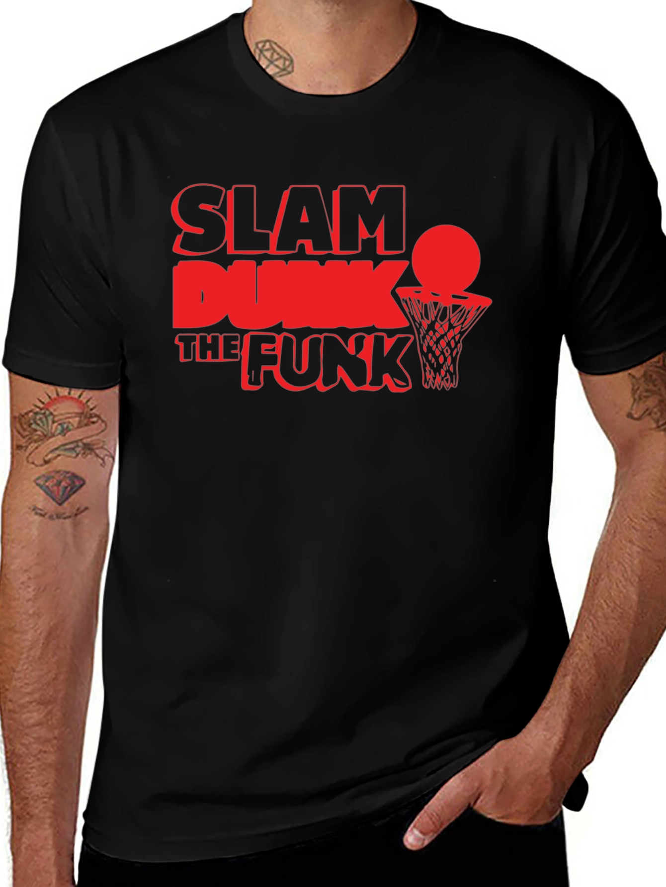 Slam Dunk The Funk Black T-Shirt