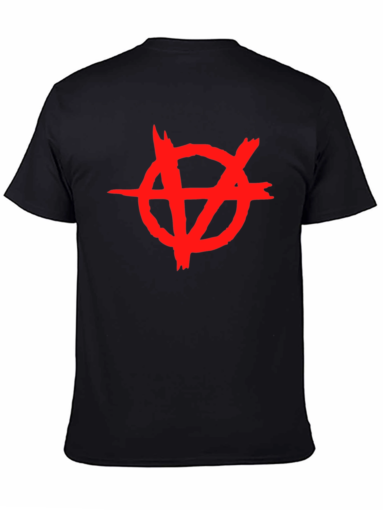 Anarchy Symbol Tee - Edgy Graphic Print Shirt