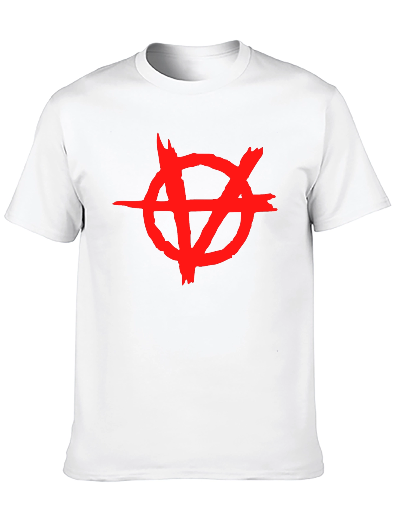 Anarchy Symbol Tee - Edgy Graphic Print Shirt