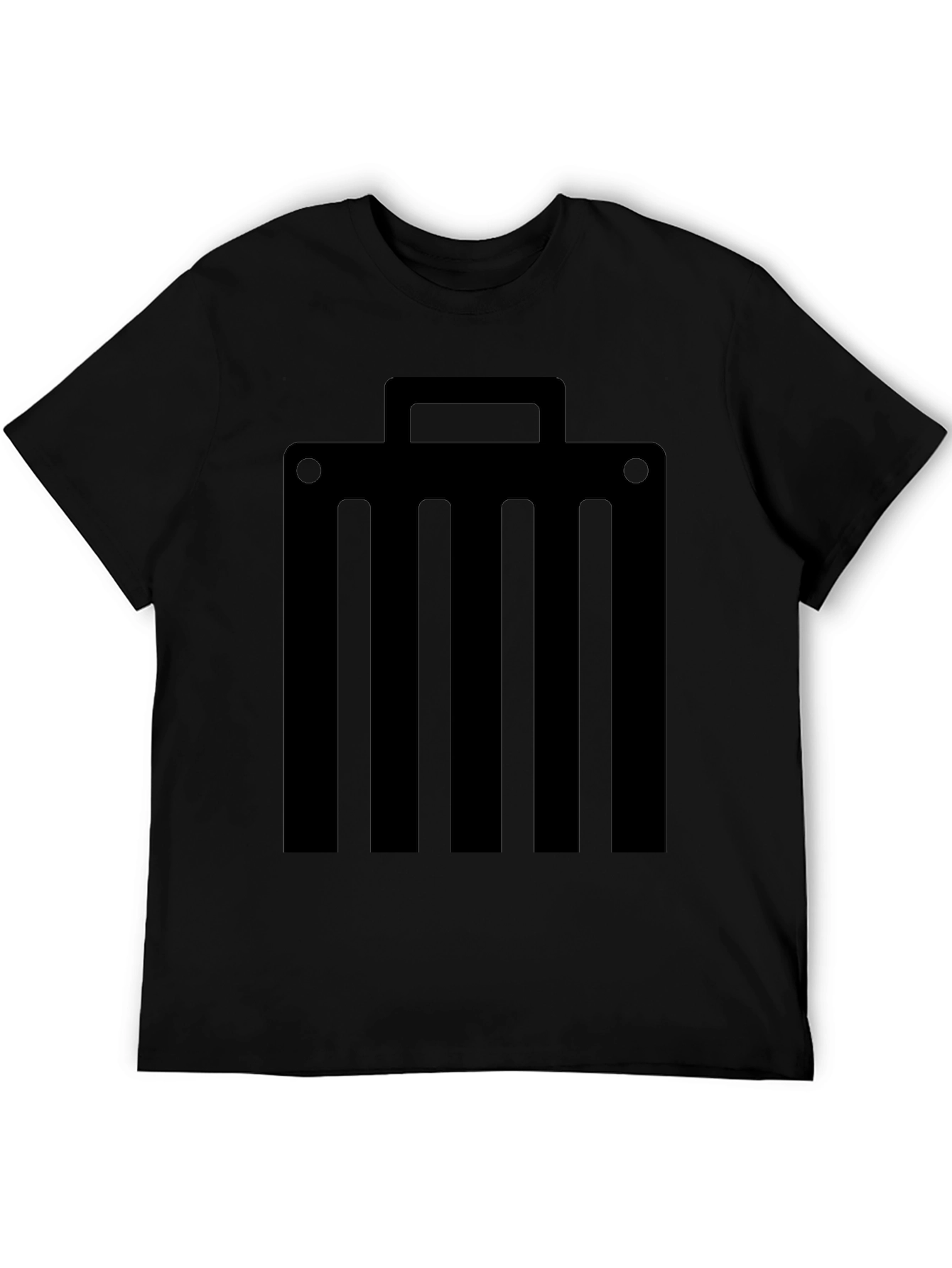 Abstract Briefcase Graphic T-Shirt