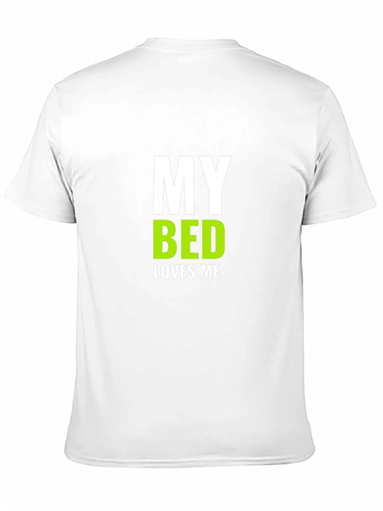 My Bed Loves Me Graphic T-Shirt - Black