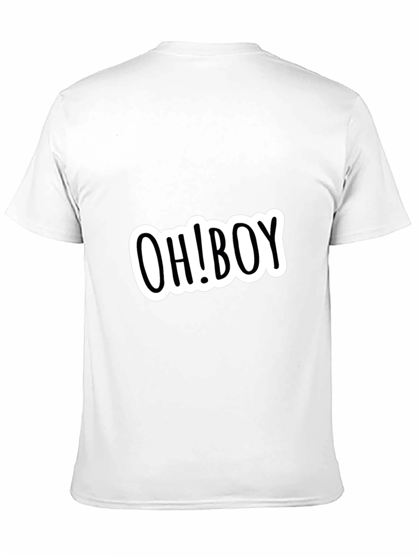 OH! BOY Graphic Black Tee - Casual Style