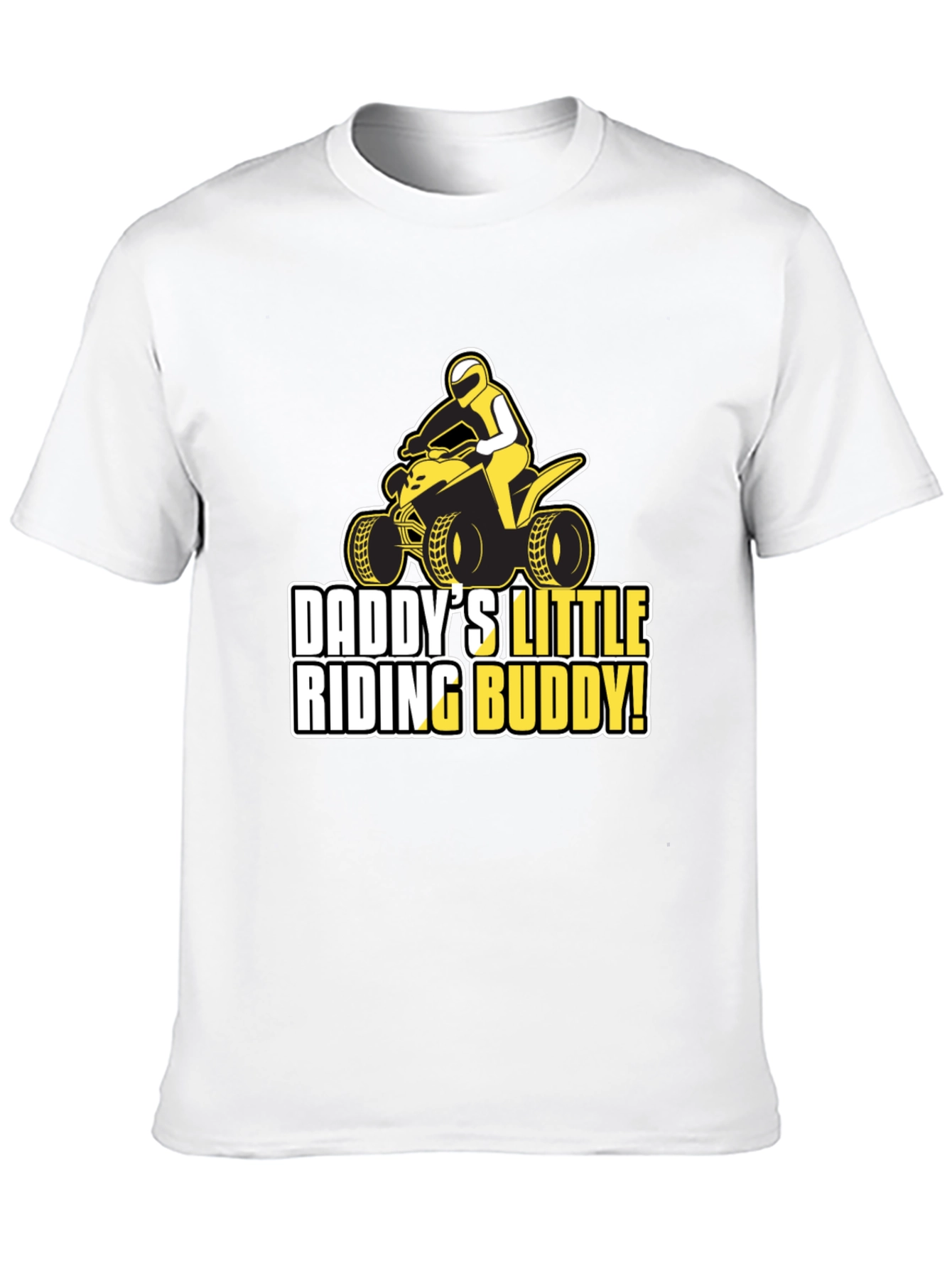 Daddys Little Riding Buddy T-Shirt - ATV Design