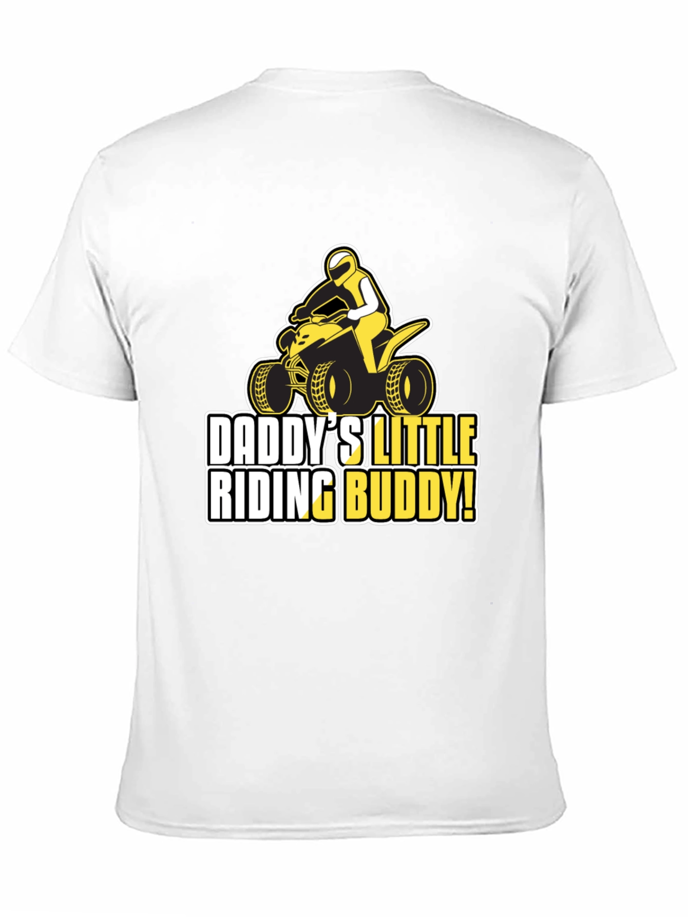 Daddys Little Riding Buddy T-Shirt - ATV Design
