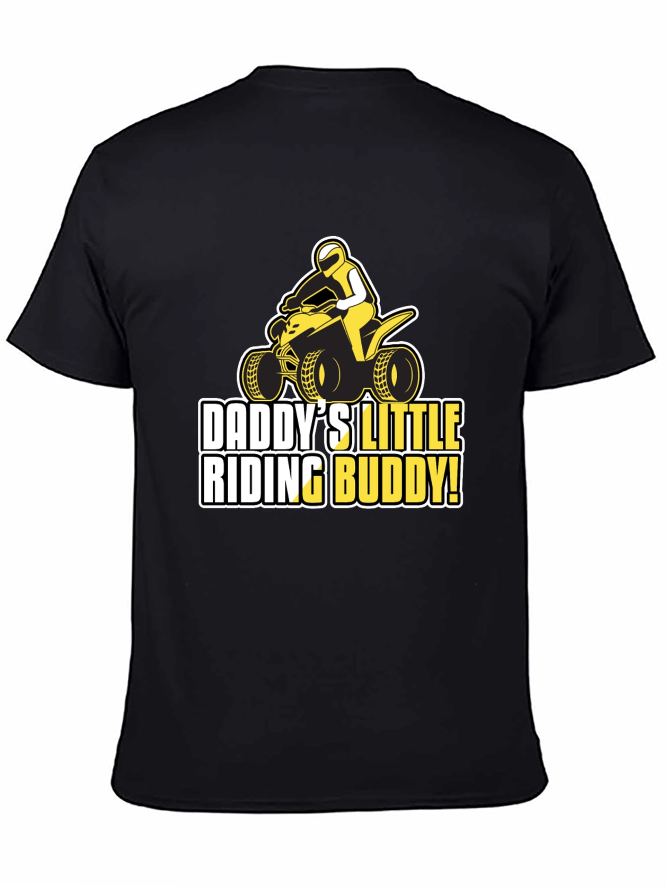 Daddys Little Riding Buddy T-Shirt - ATV Design